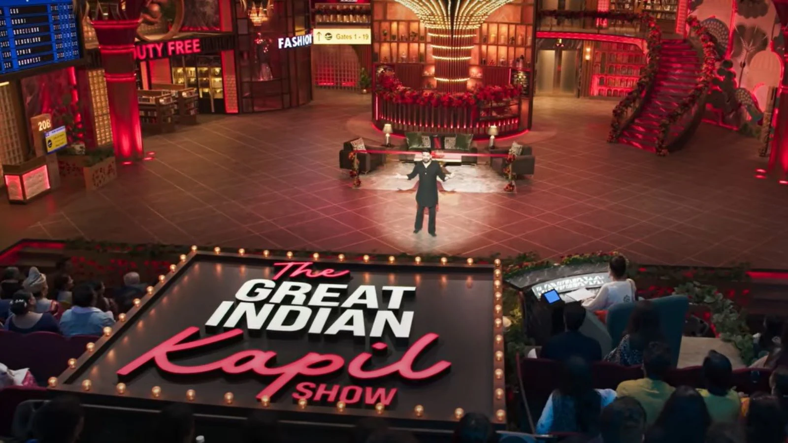 Inside The Great Indian Kapil Show set