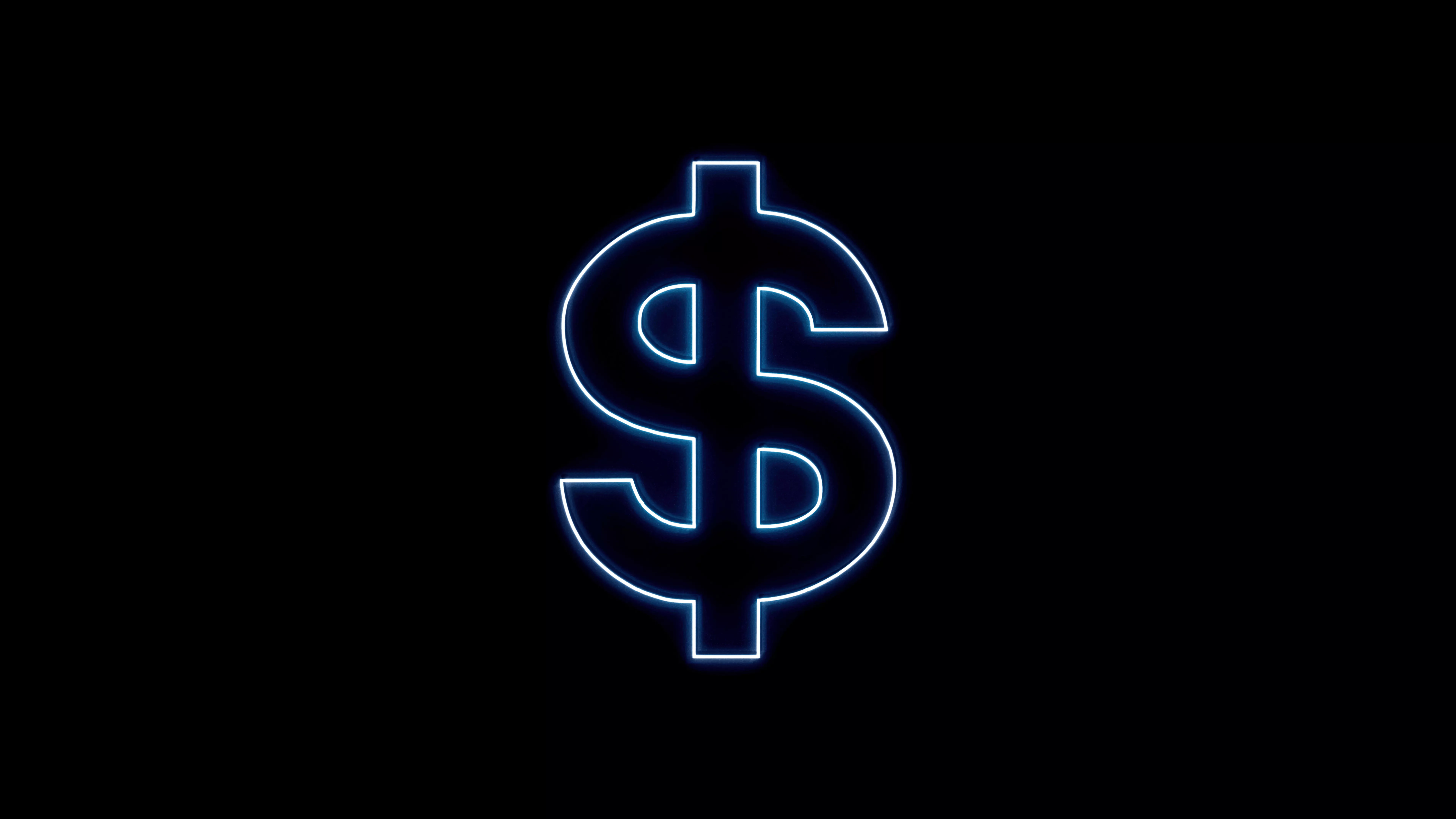 Dollar Wallpaper 4K, Glow in dark, 5K, 8K