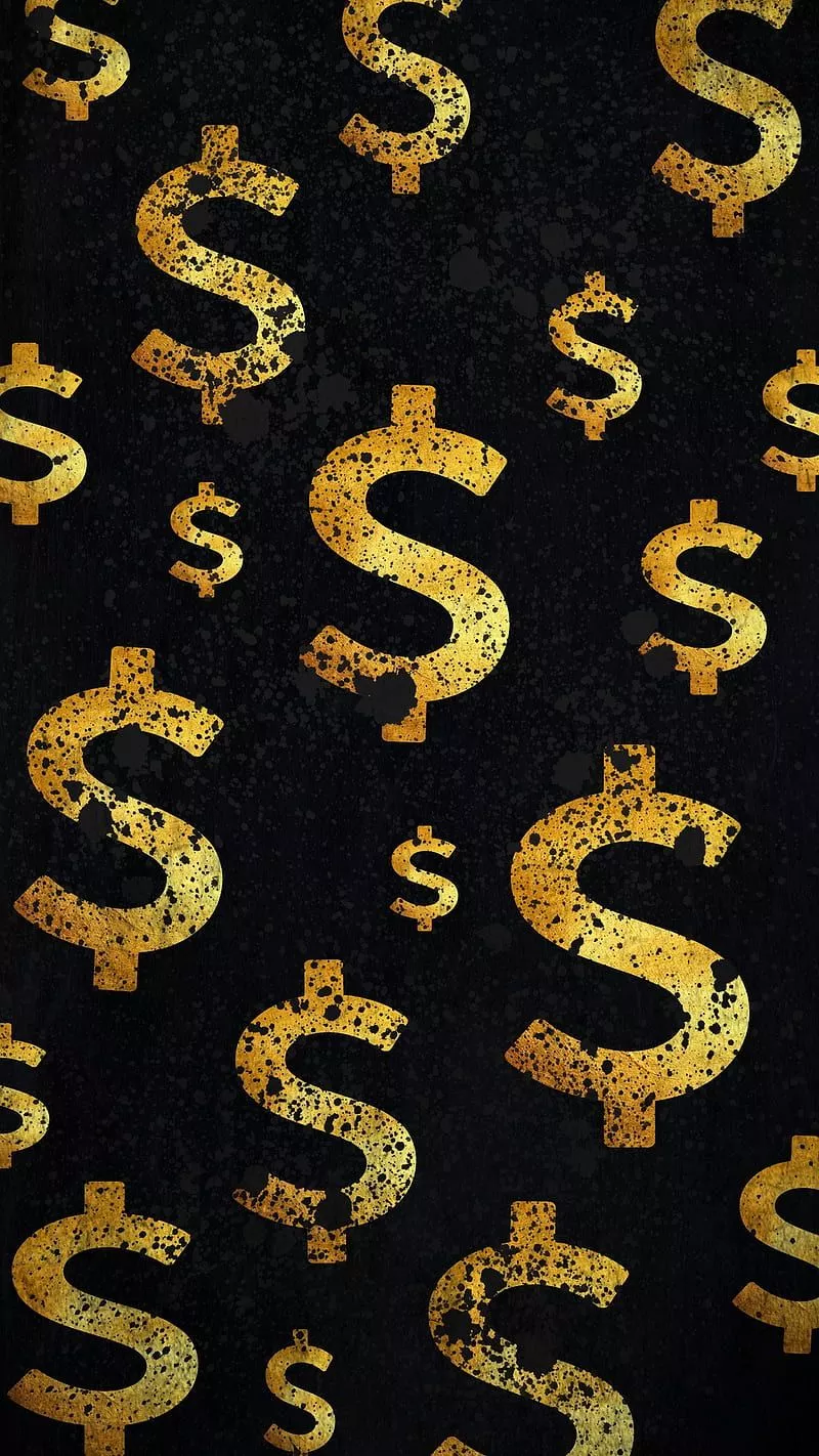 HD falling money wallpaper