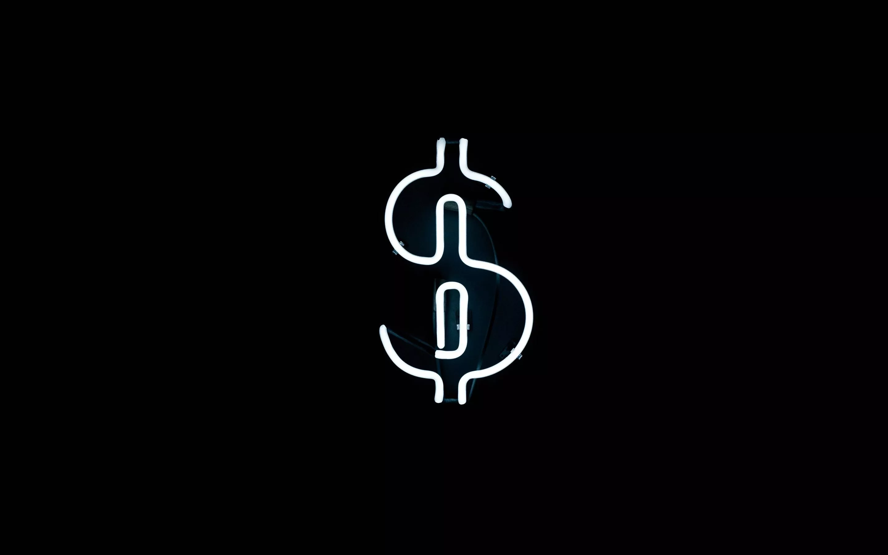 Neon Dollar Sign Mac Wallpaper Download