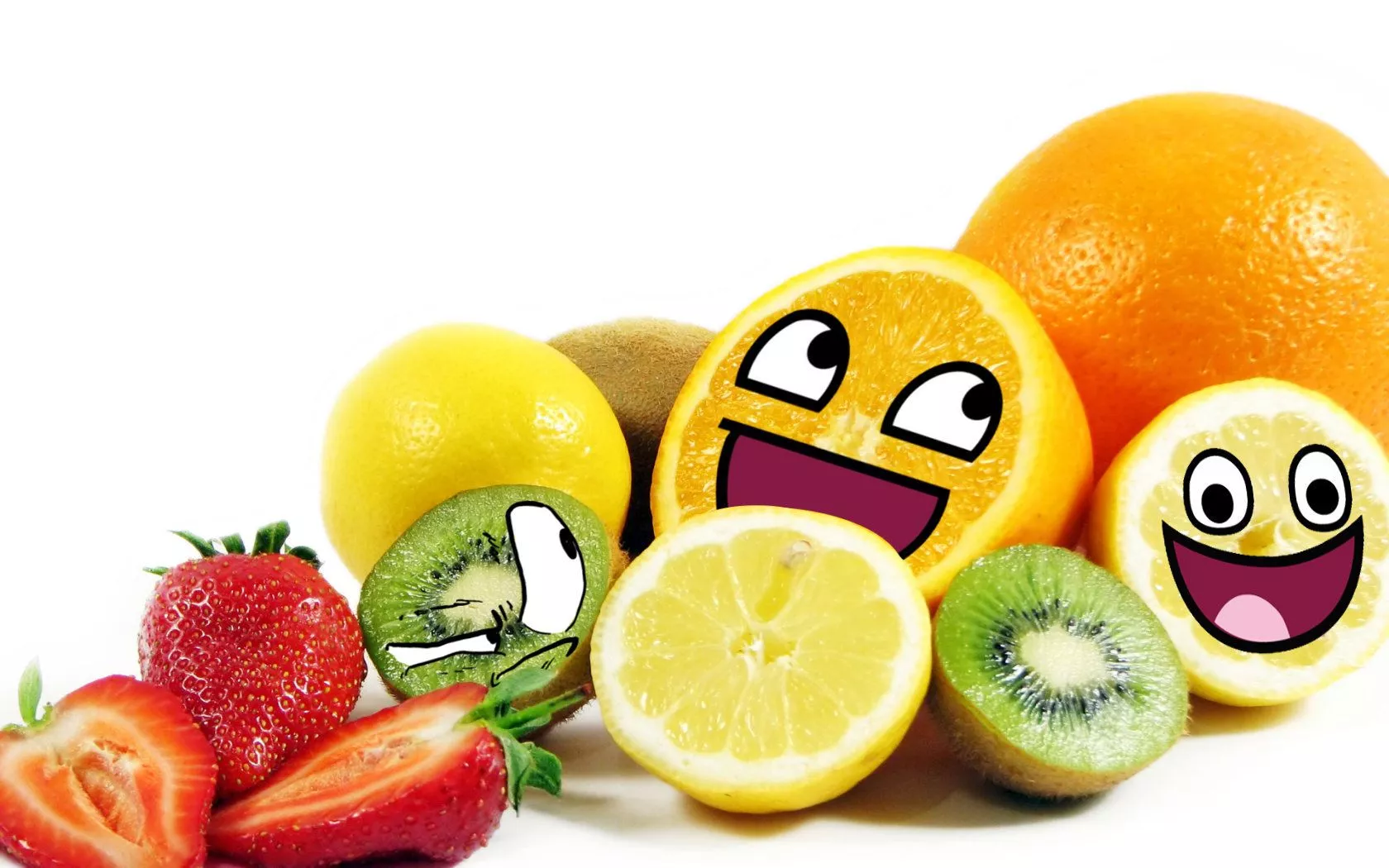 Funny Smiley Fruits