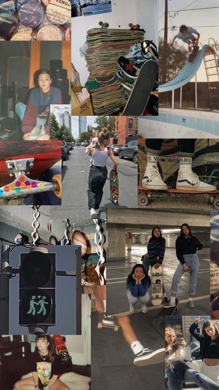 Download Skater Girl Aesthetic Street