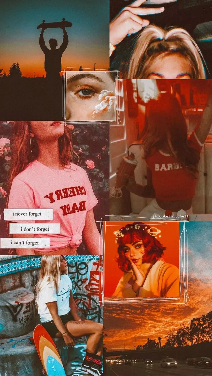 Sunset aesthetic wallpaper