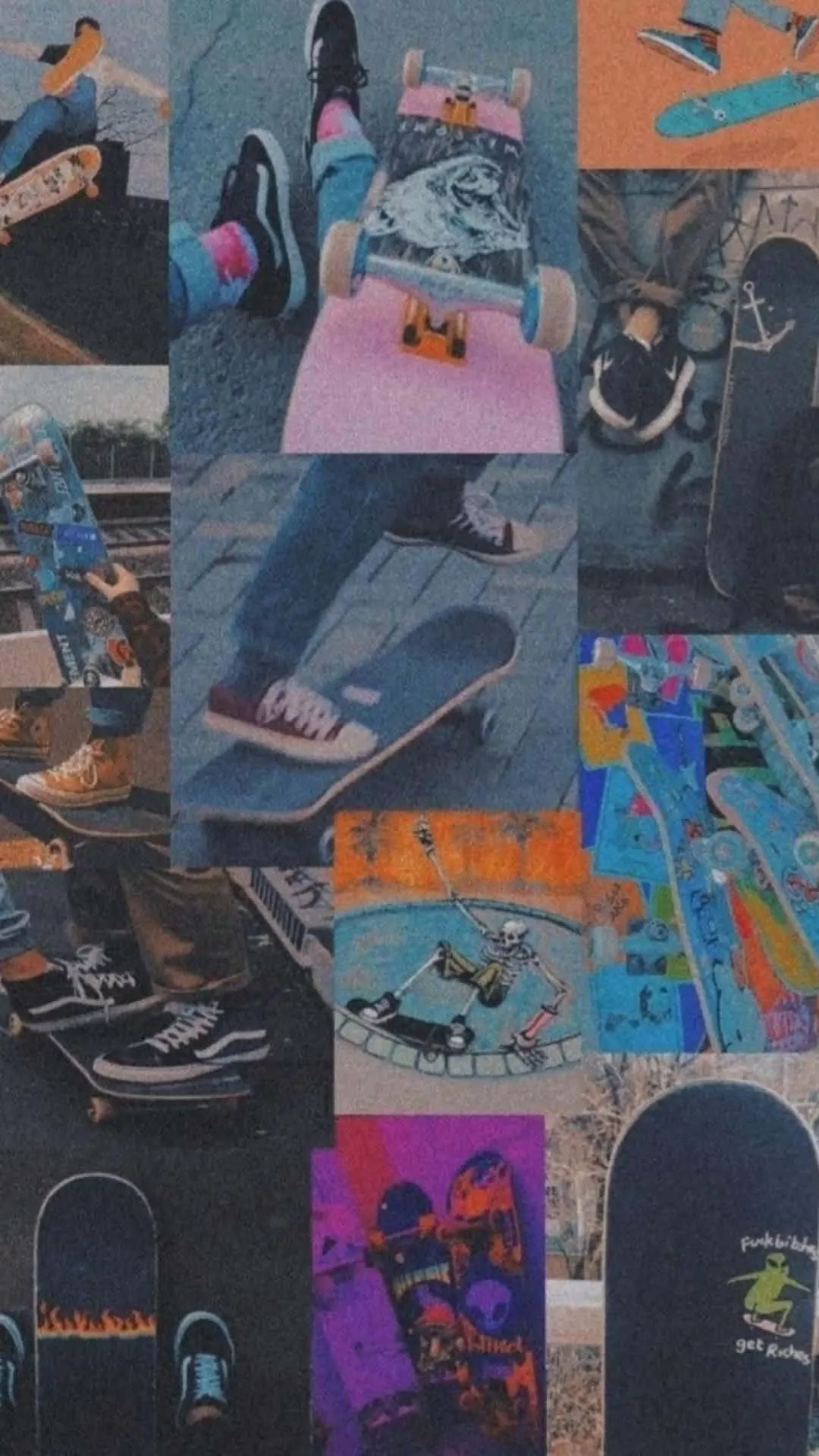 Trippy Skater Aesthetic Wallpaper
