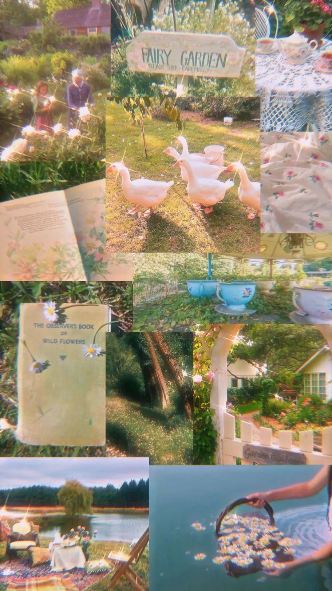 Download Fairycore Collage Gardenand