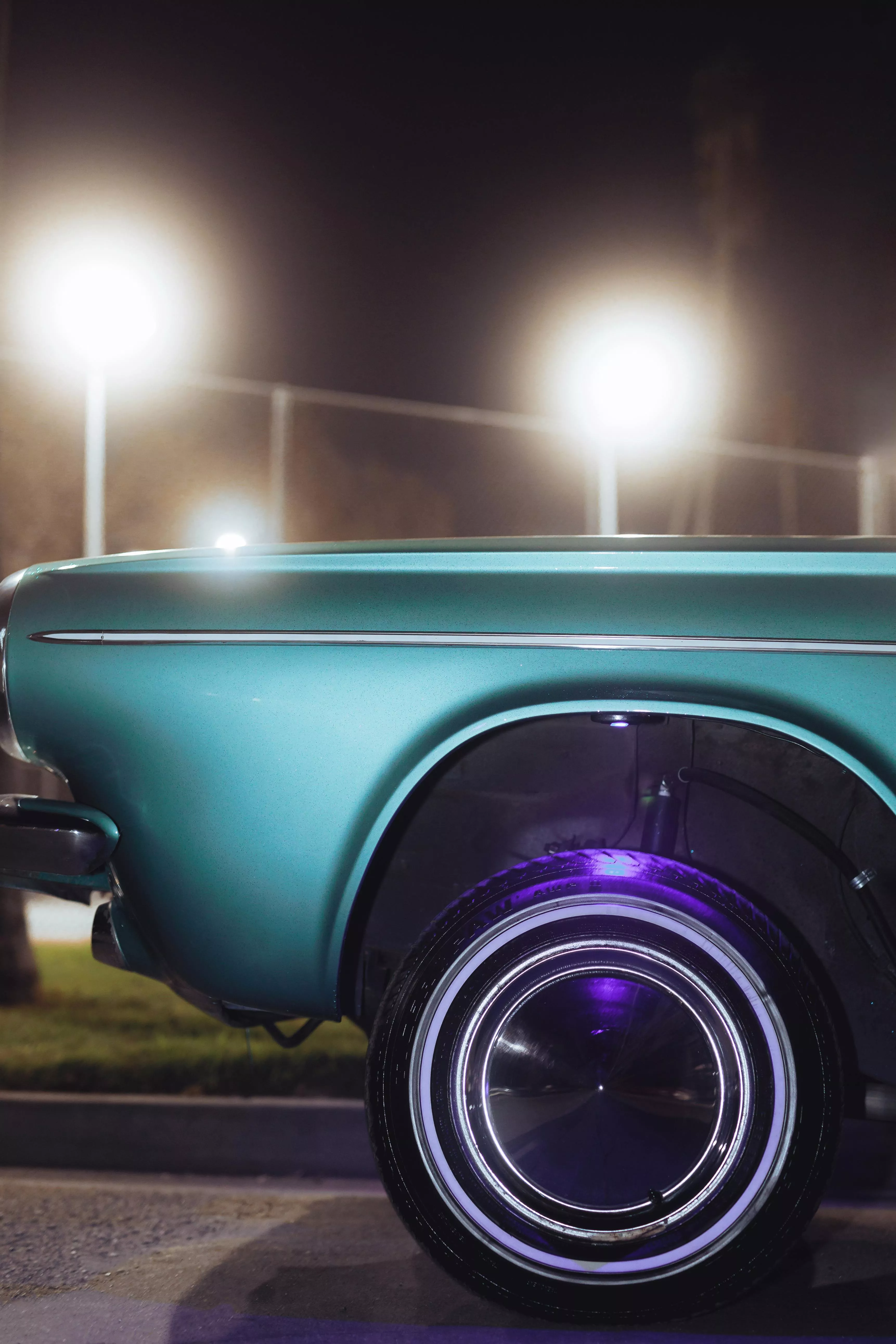 Vintage Car at Night · Free