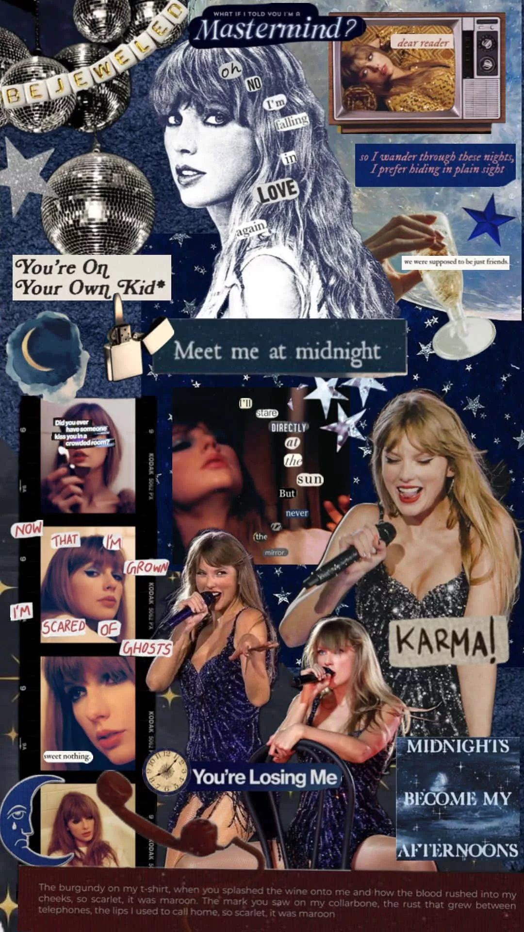 Taylor Swift Collage Wallpaper