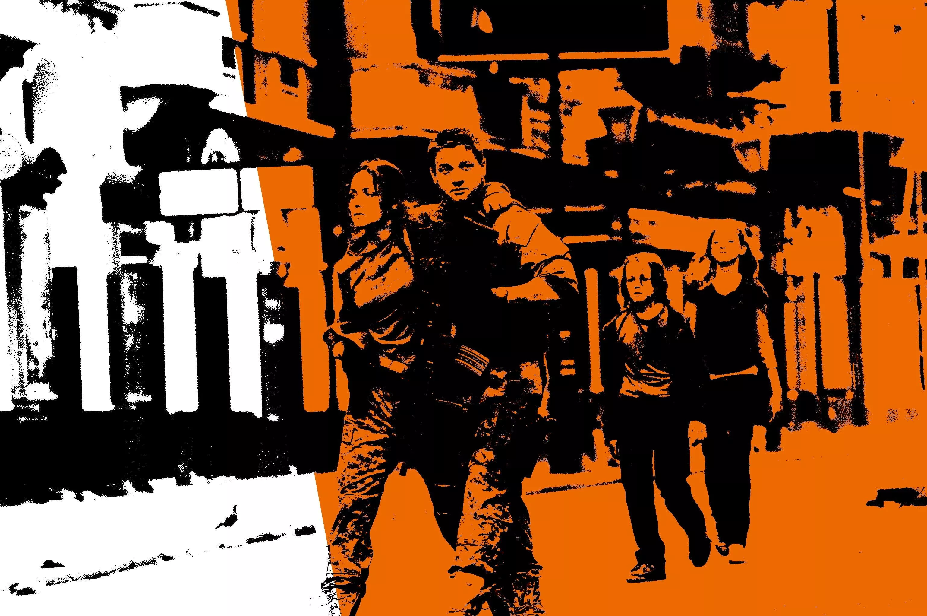 Jeremy Renner illustration, movies