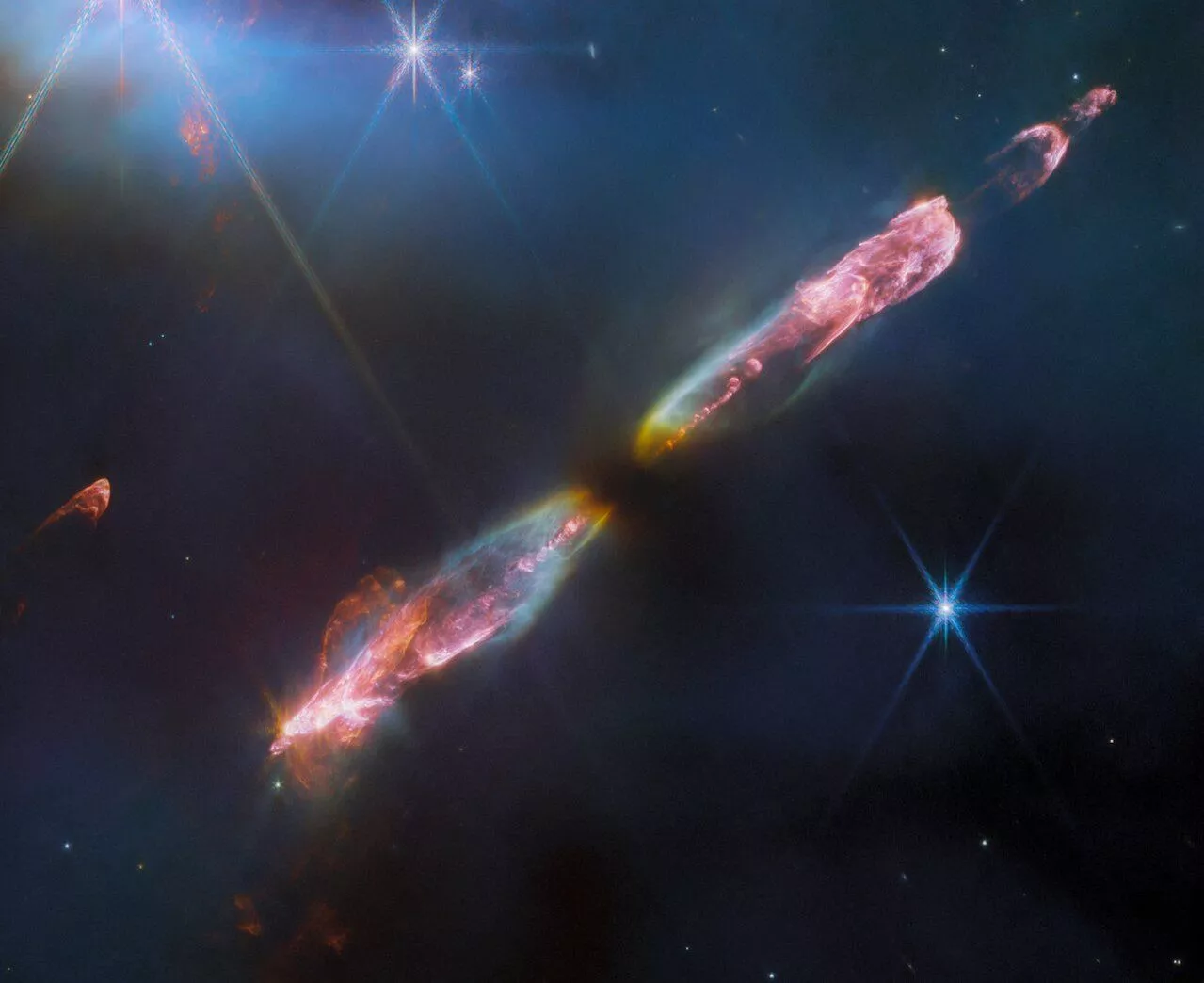 HH 211 (NIRCam Image, Cropped)