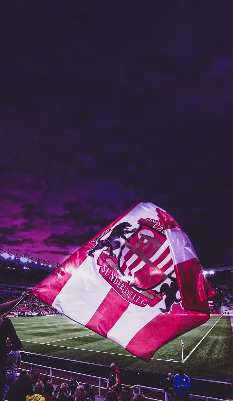 Sunderland flag, football, league one