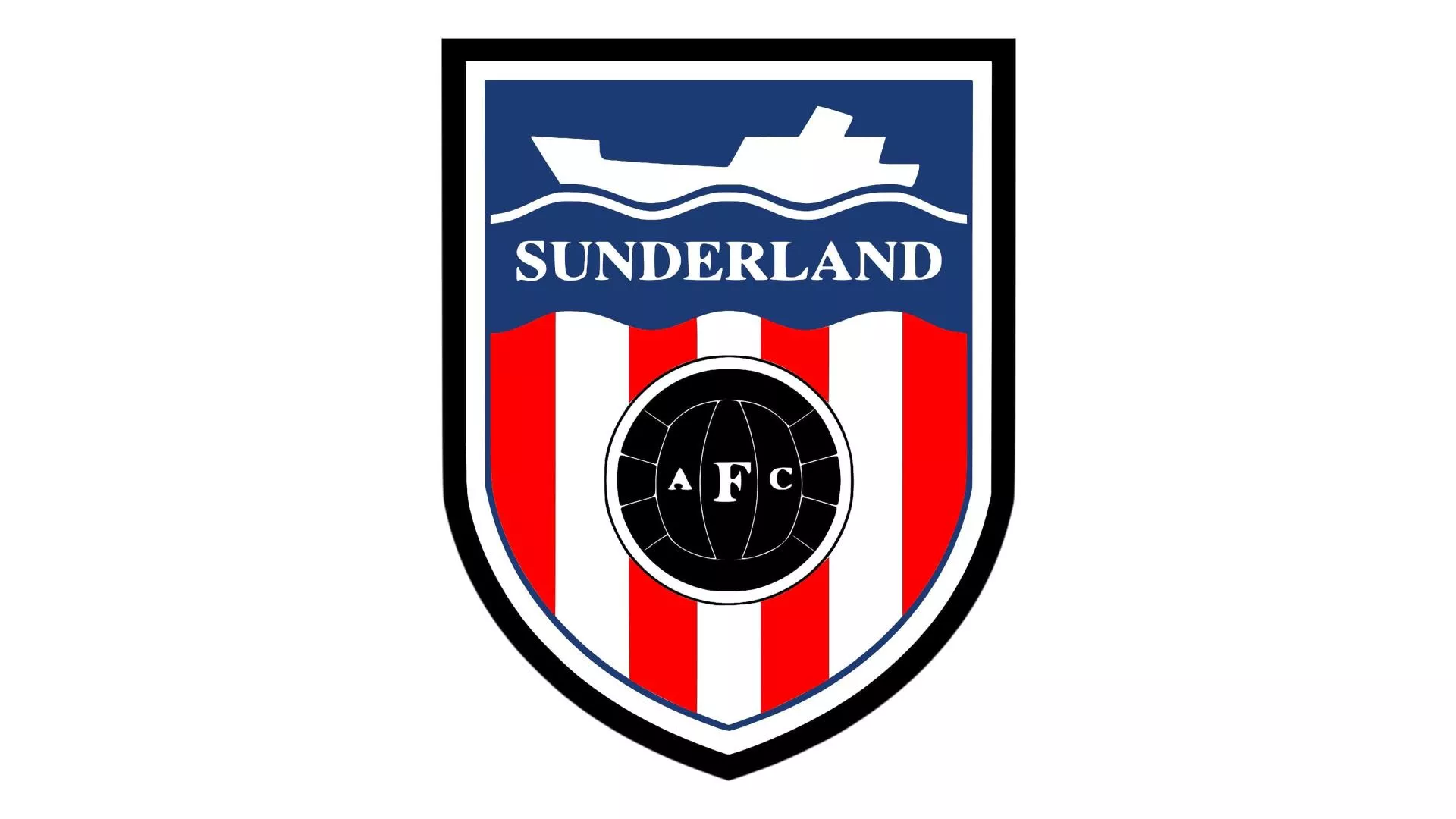 Crest Emblem Logo Soccer White