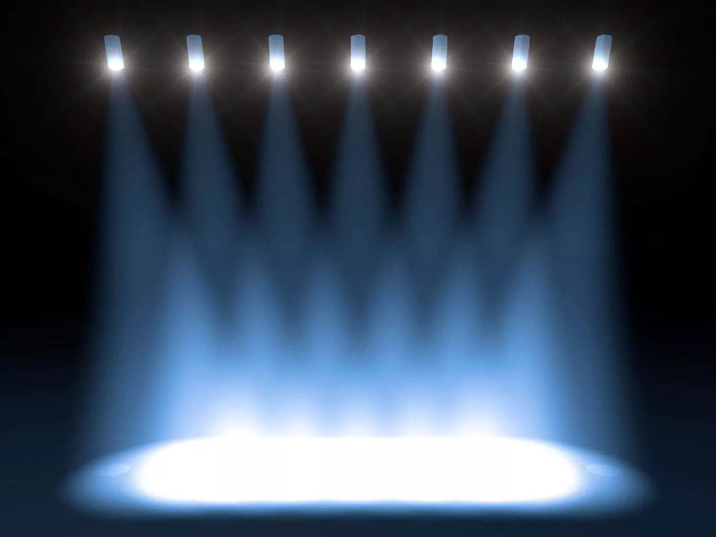 White Spotlights Wallpaper