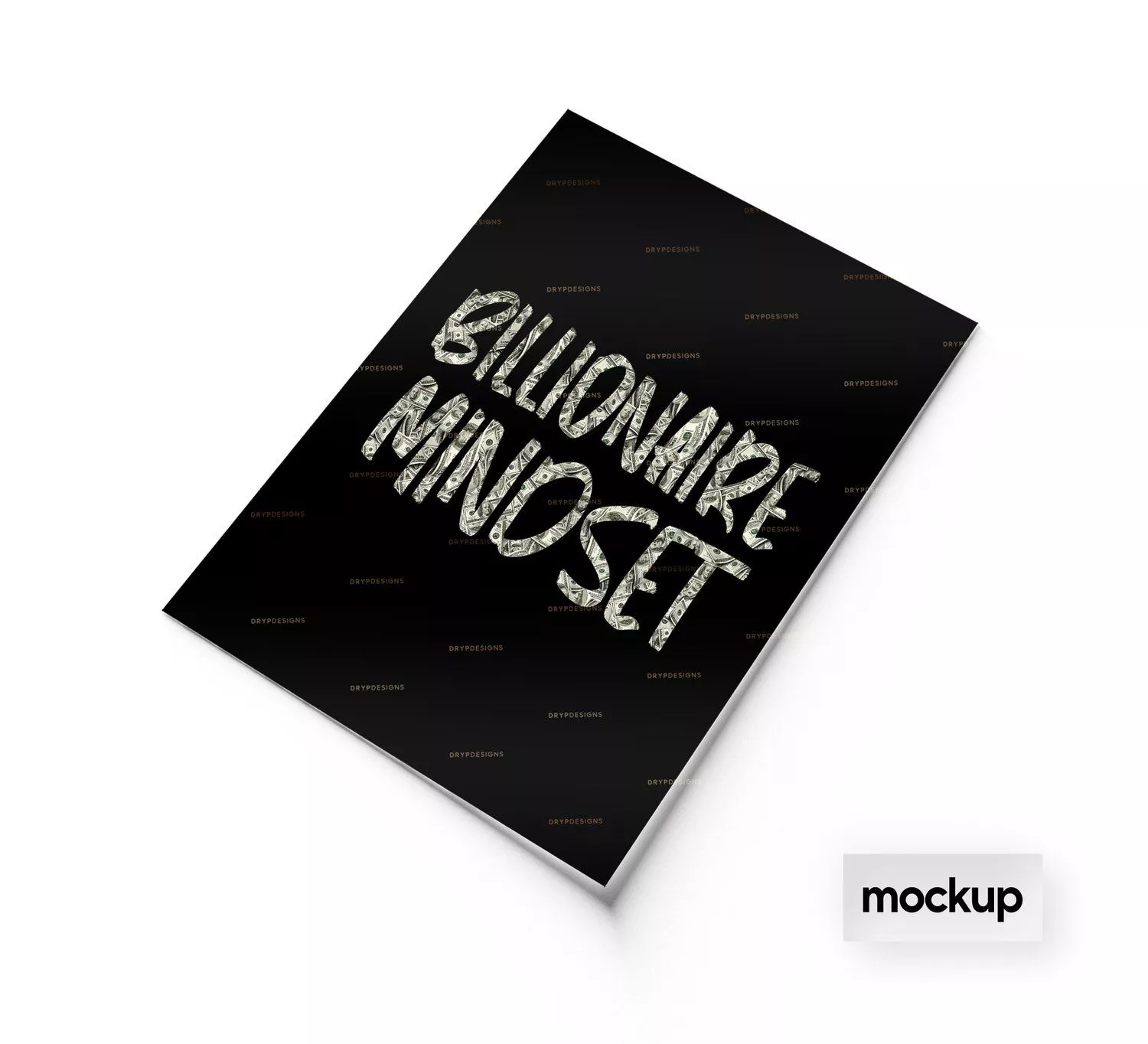 Billionaire Mindset PNG Graphic