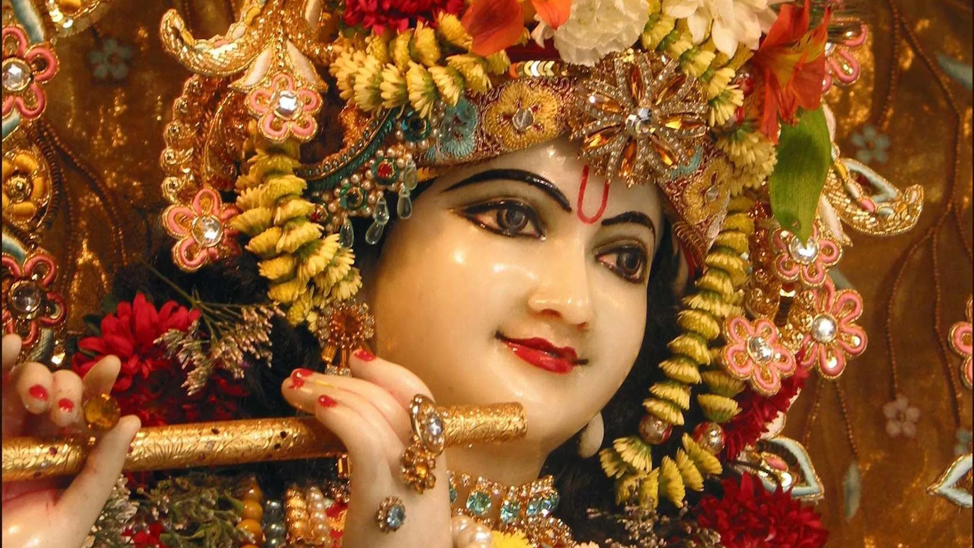 Lord Krishna With Flute HD Krishna