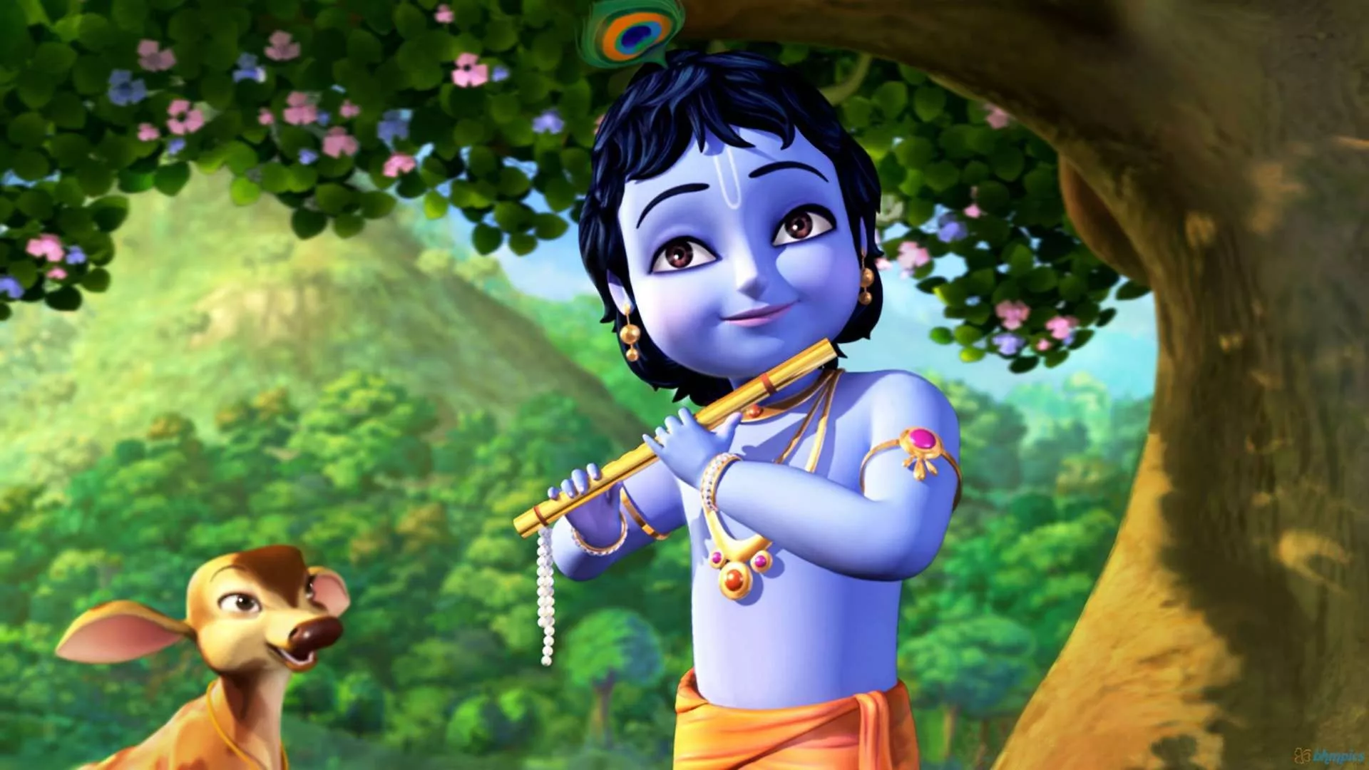 Animated Lord Krishna HD Animated