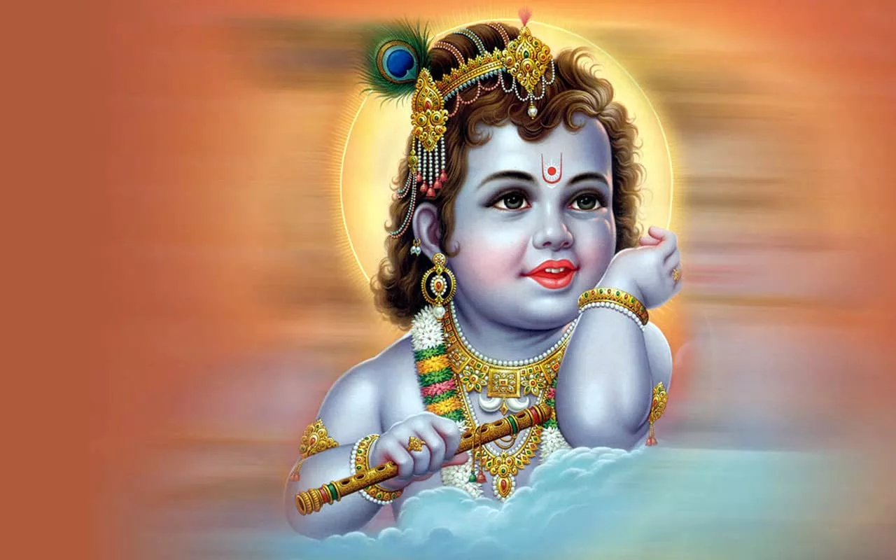 Lord Shri Krishna Wall Interior Poster
