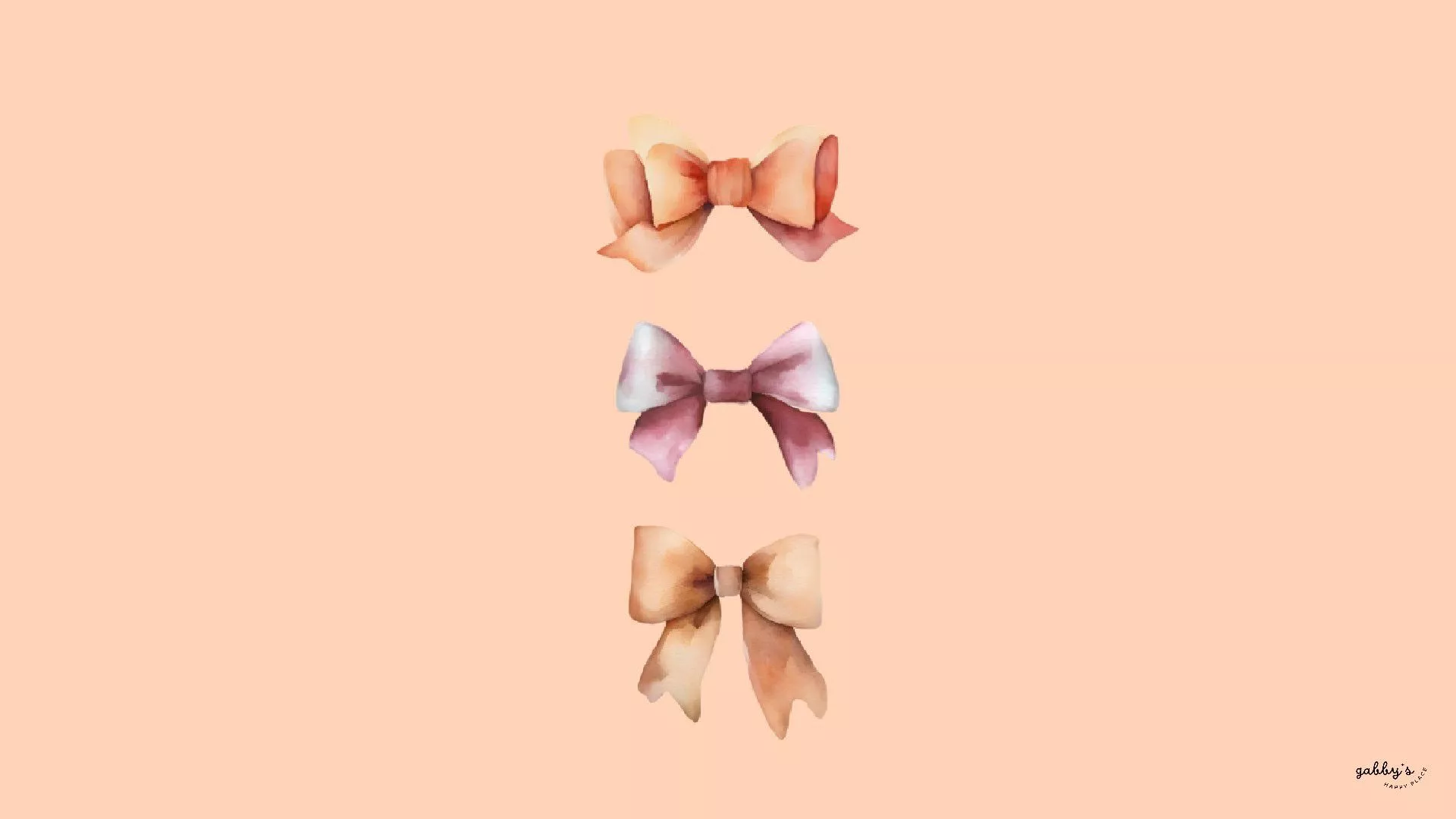 Bows Wallpaper. Gabby's Happy Place