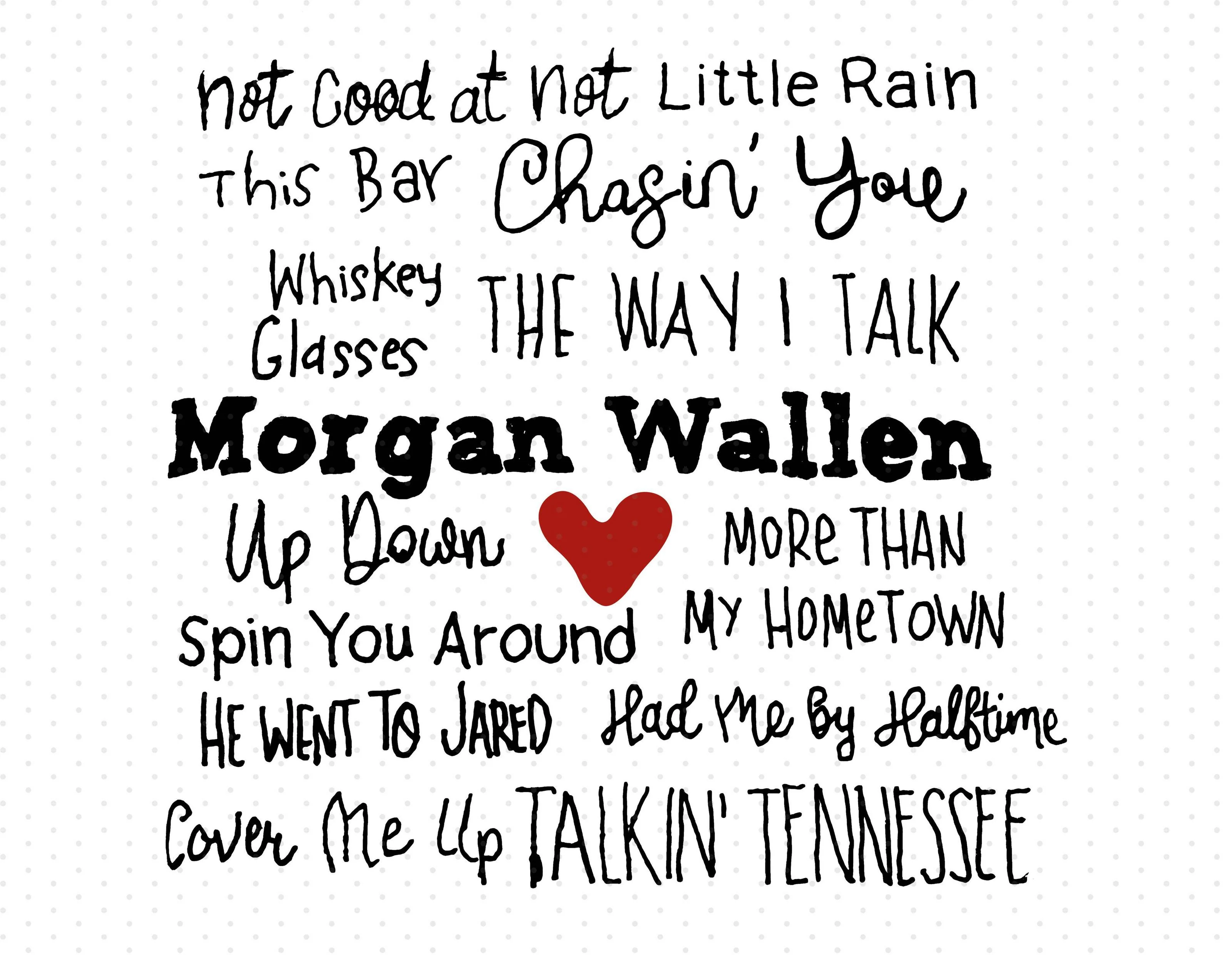Morgan Wallen PNG File