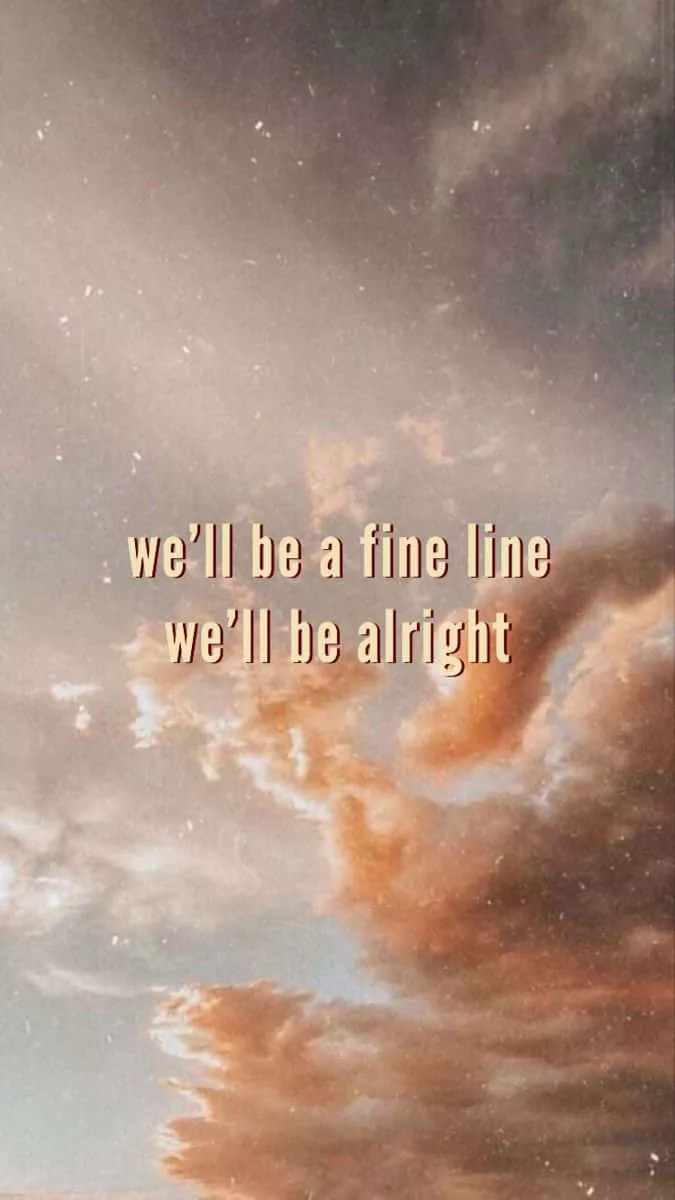 Download Fine Line Sky Lyrics Wallpaper