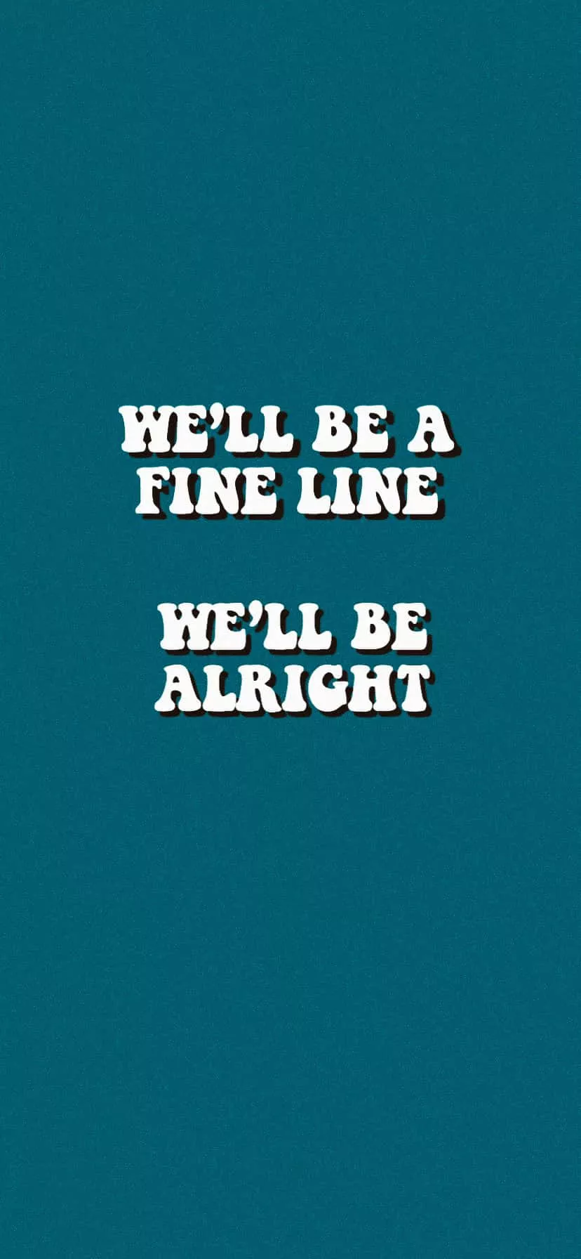 Lyrics Teal Background Wallpaper