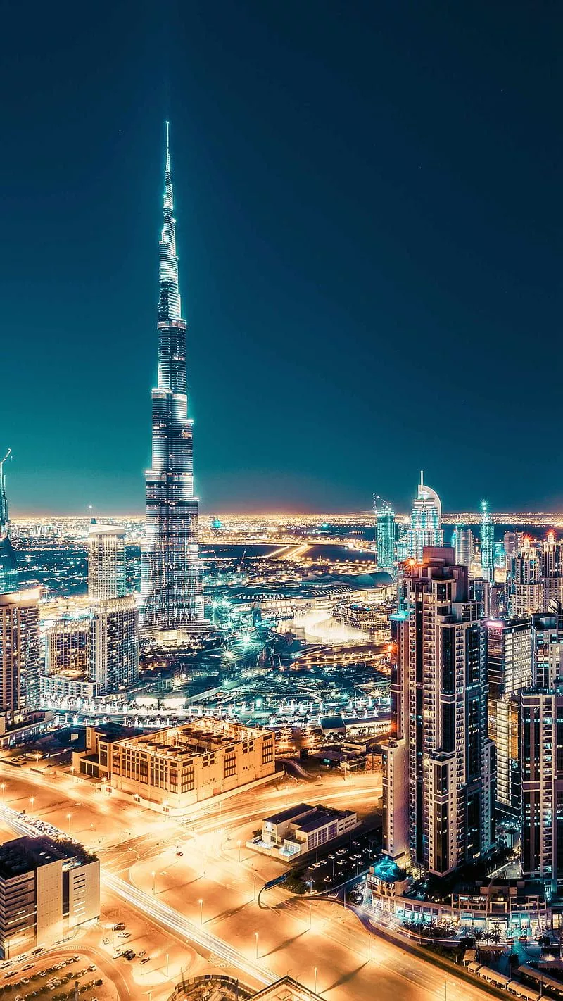 City of Light, beauty, lights, HD phone