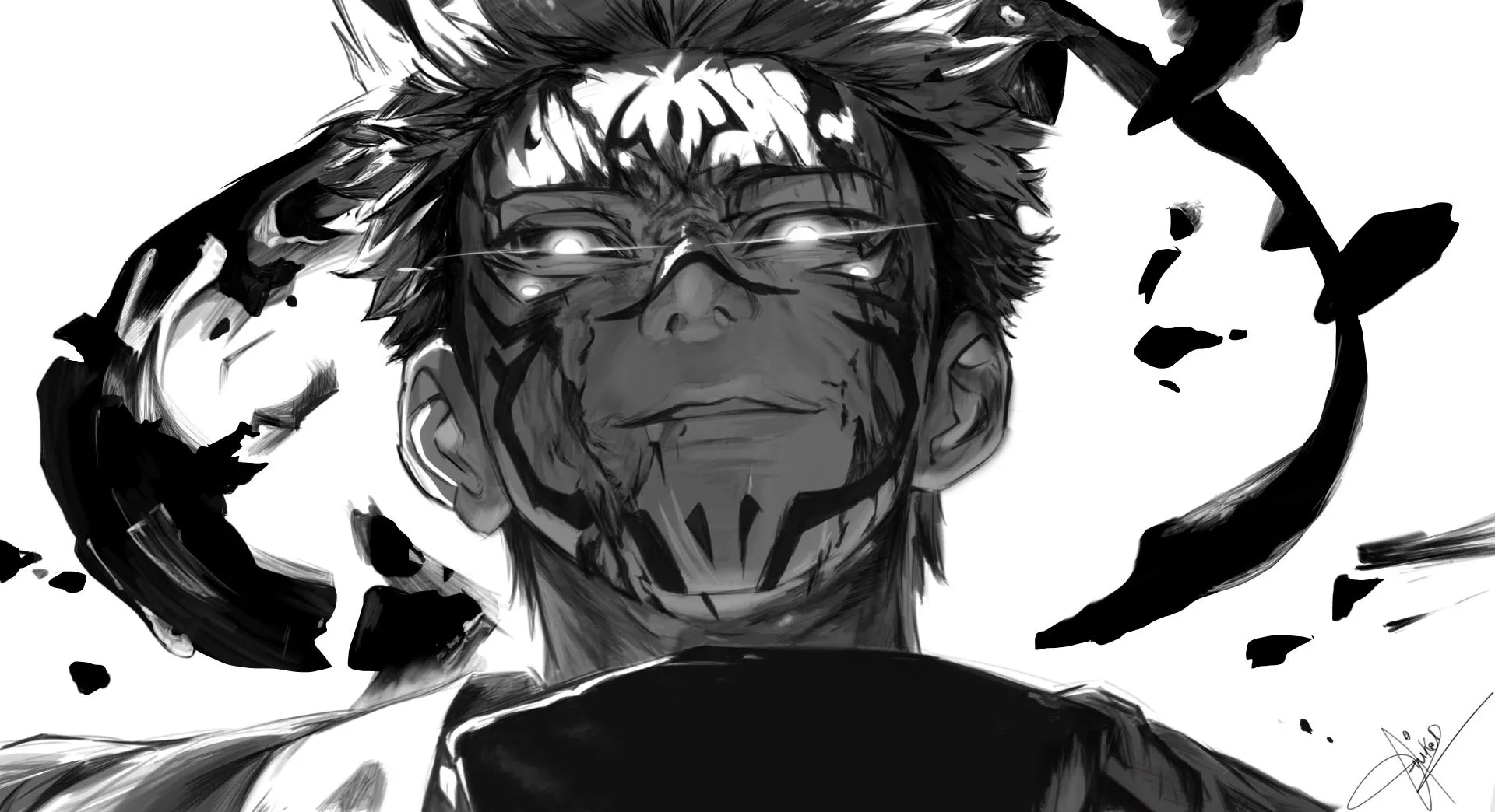 Sukuna Deskk Wallpaper