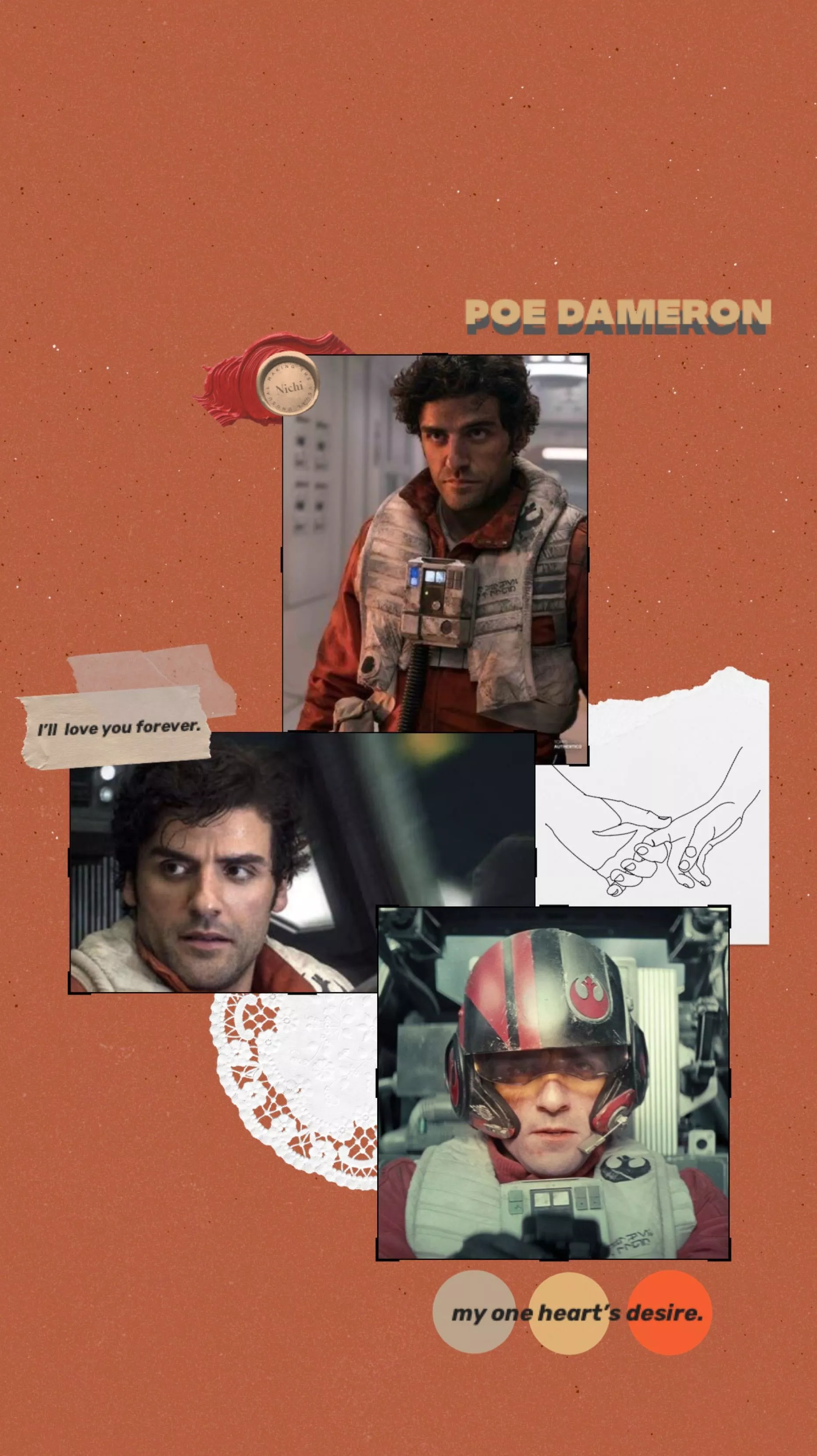 Poe Dameron lockscreen