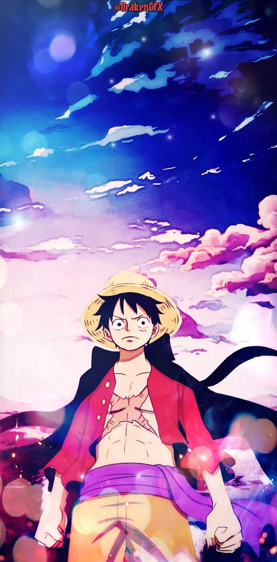 Luffy Aesthetic With Bokeh Effect