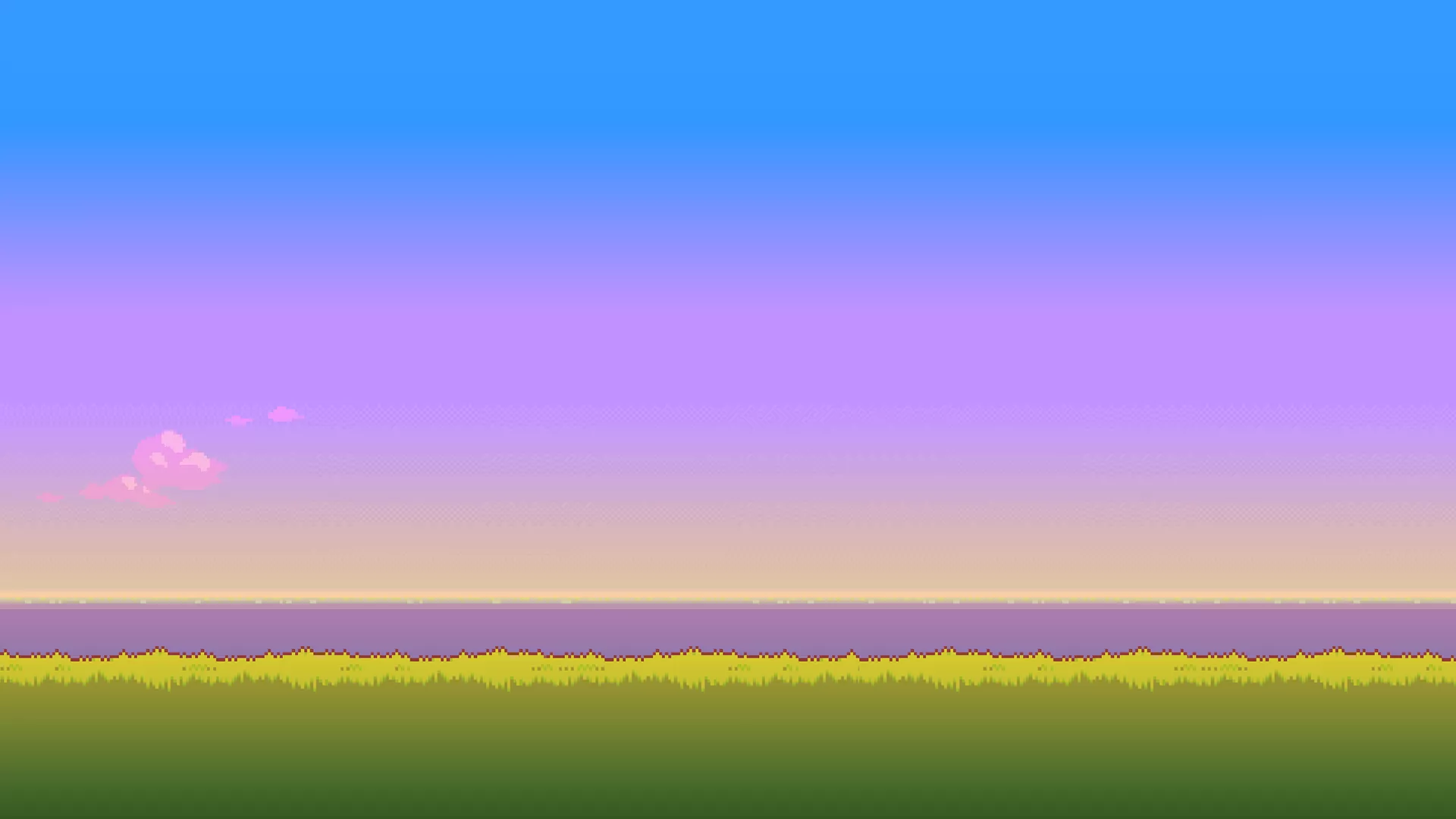 Artistic Pixel Art Landscape HD Wallpaper