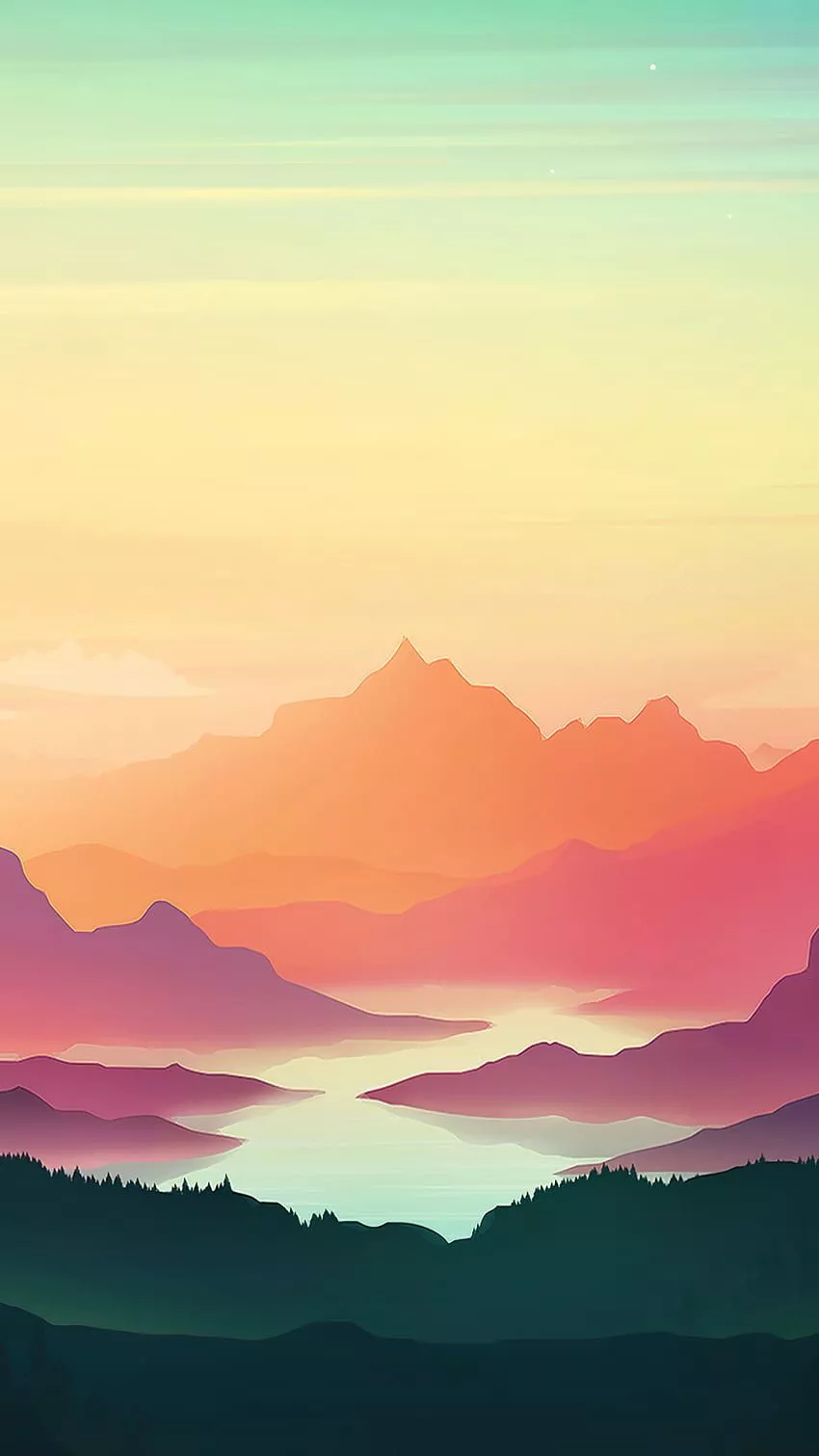 Minimal pixel HD wallpaper