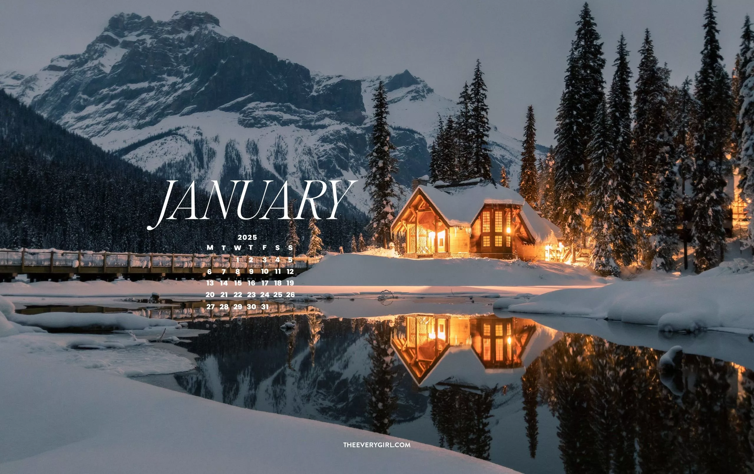 January Tech Background: Free