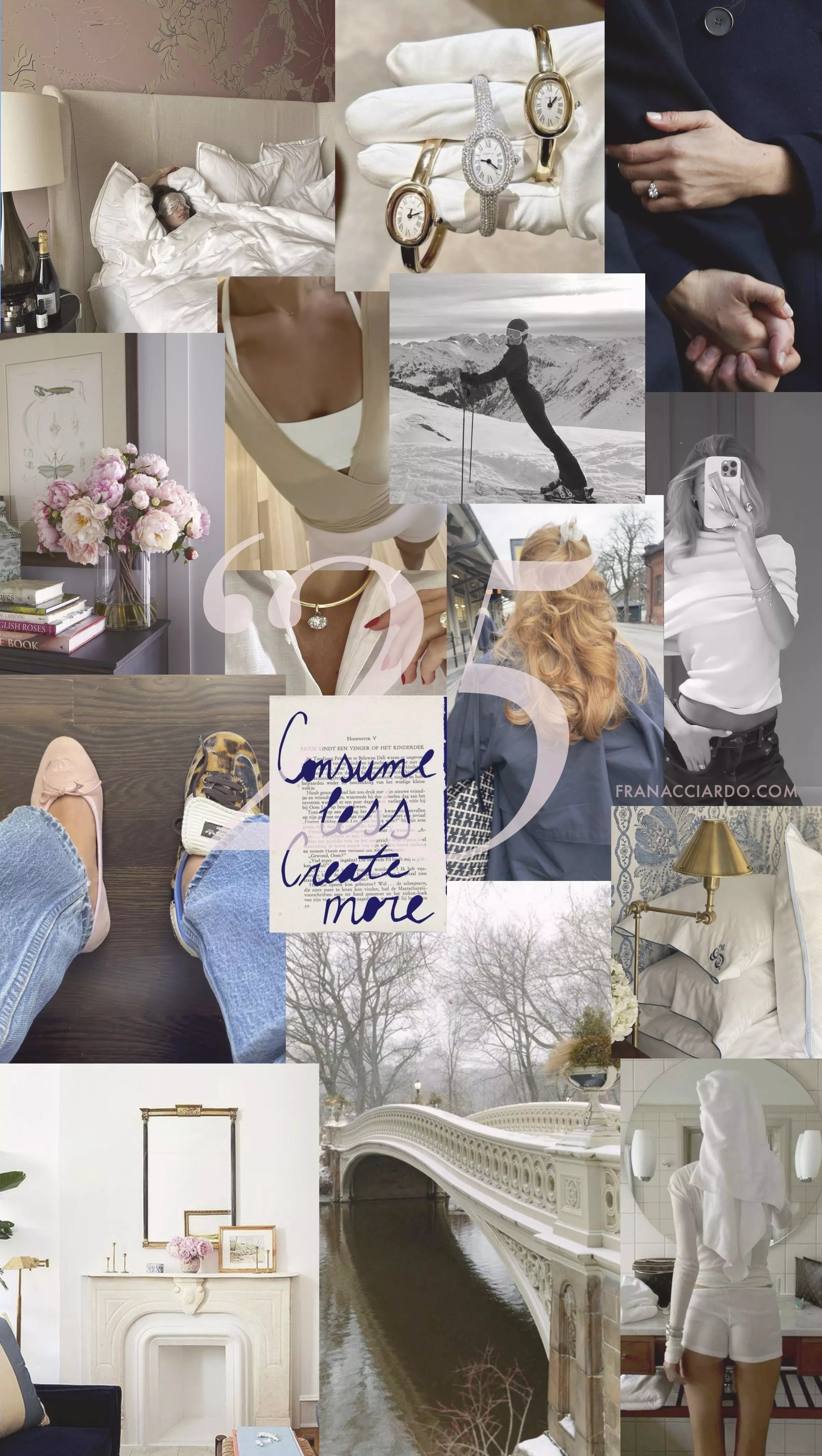 January 2025 Moodboard (Desktop & iPhone Wallpaper!)