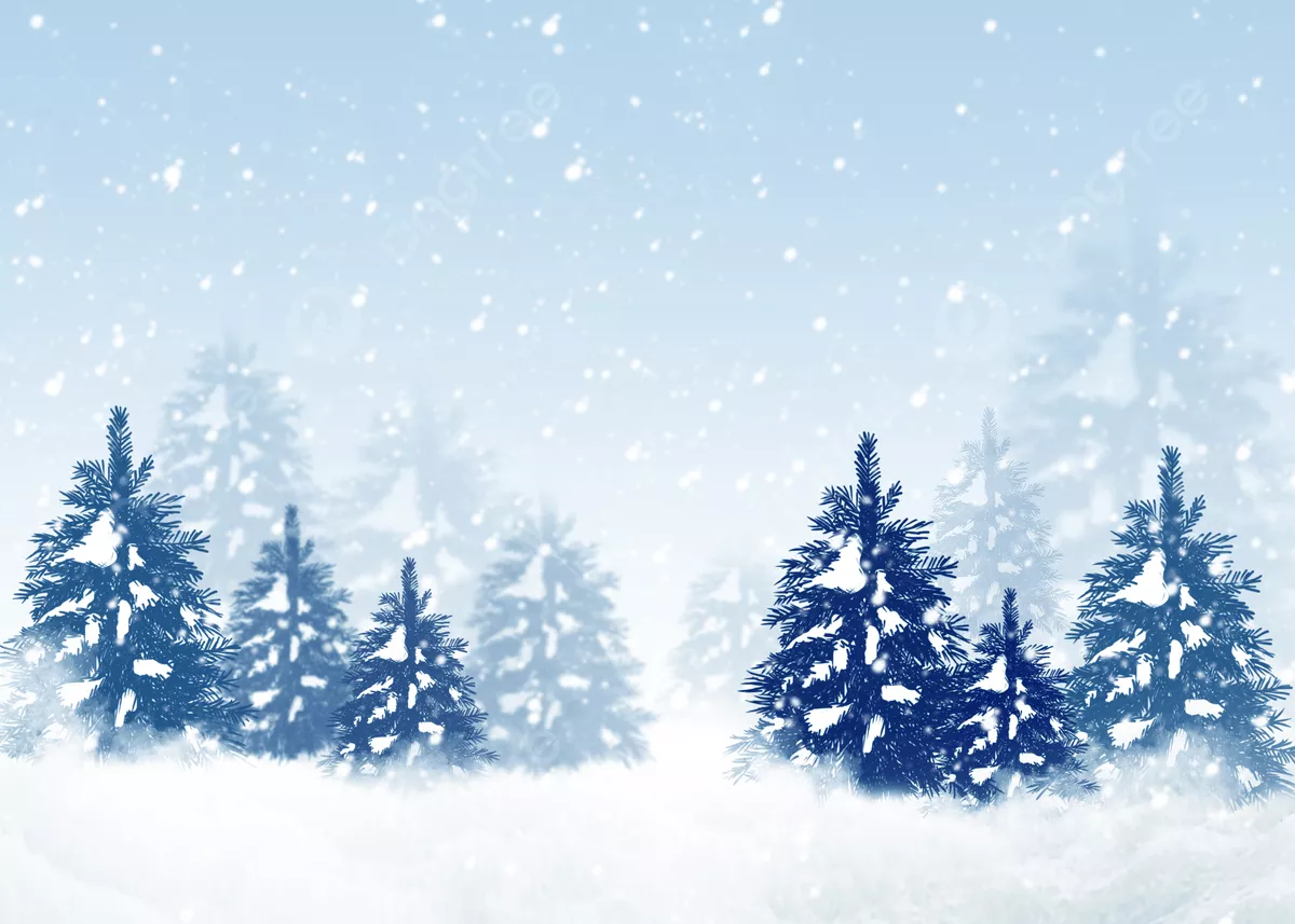 Cold Winter Forest Snow Background, Desktop Wallpaper, Pc Wallpaper, Wallpaper Background Image And Wallpaper for Free Download