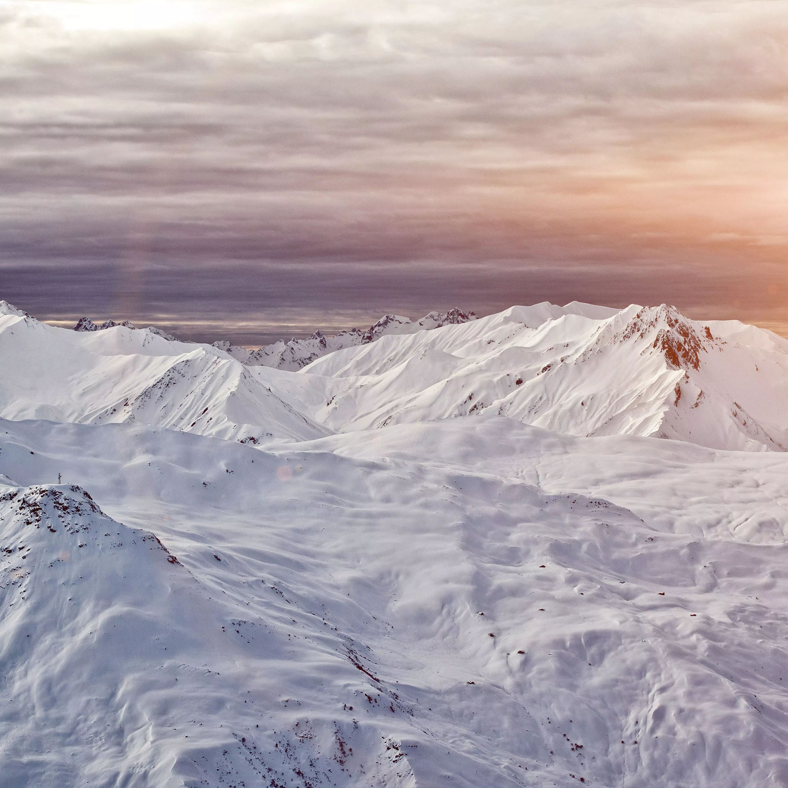 Snow Mountain Nature Winter Cold