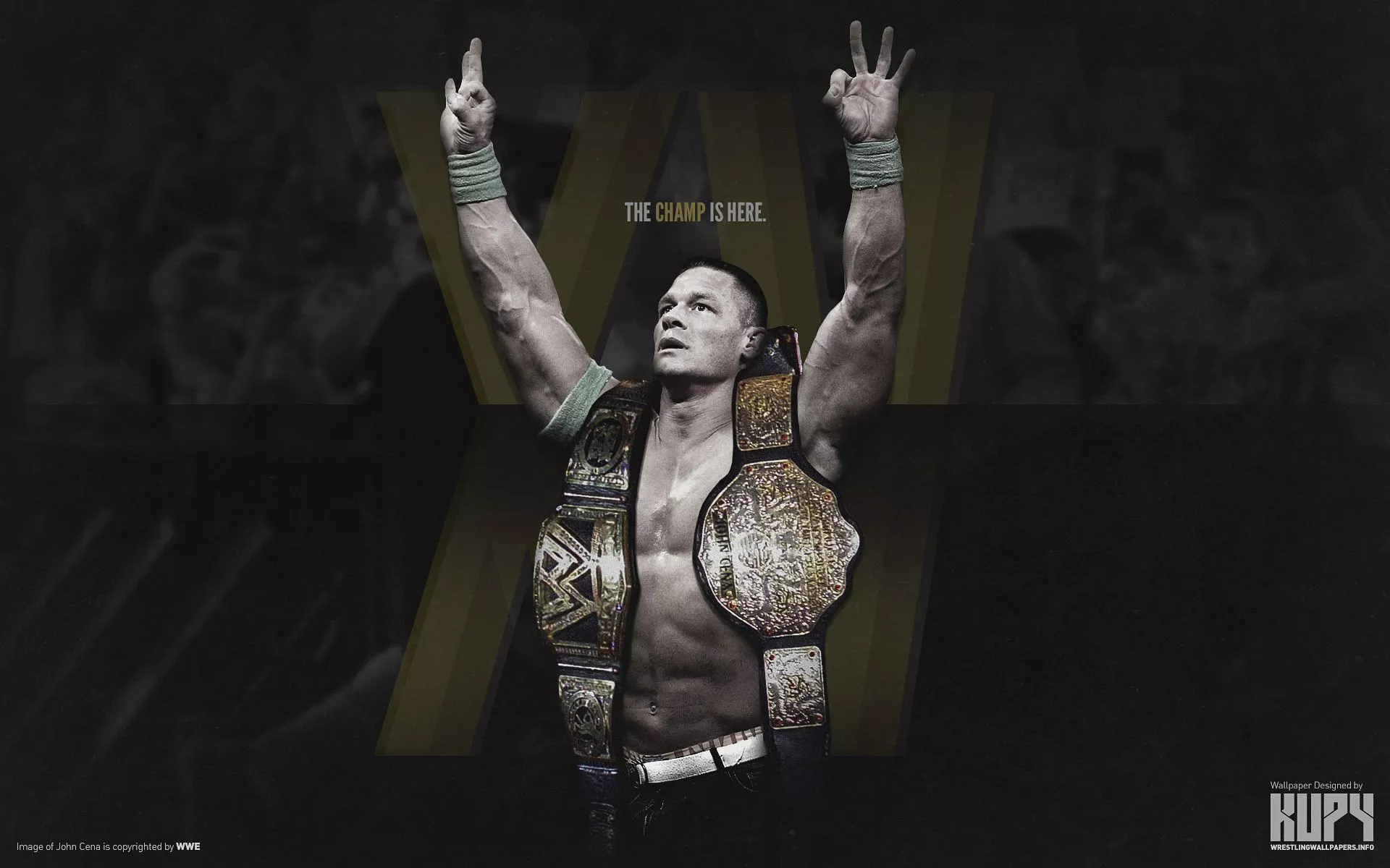 NEW John Cena 15 Time World Champion Wallpaper! Wrestling Wallpaper