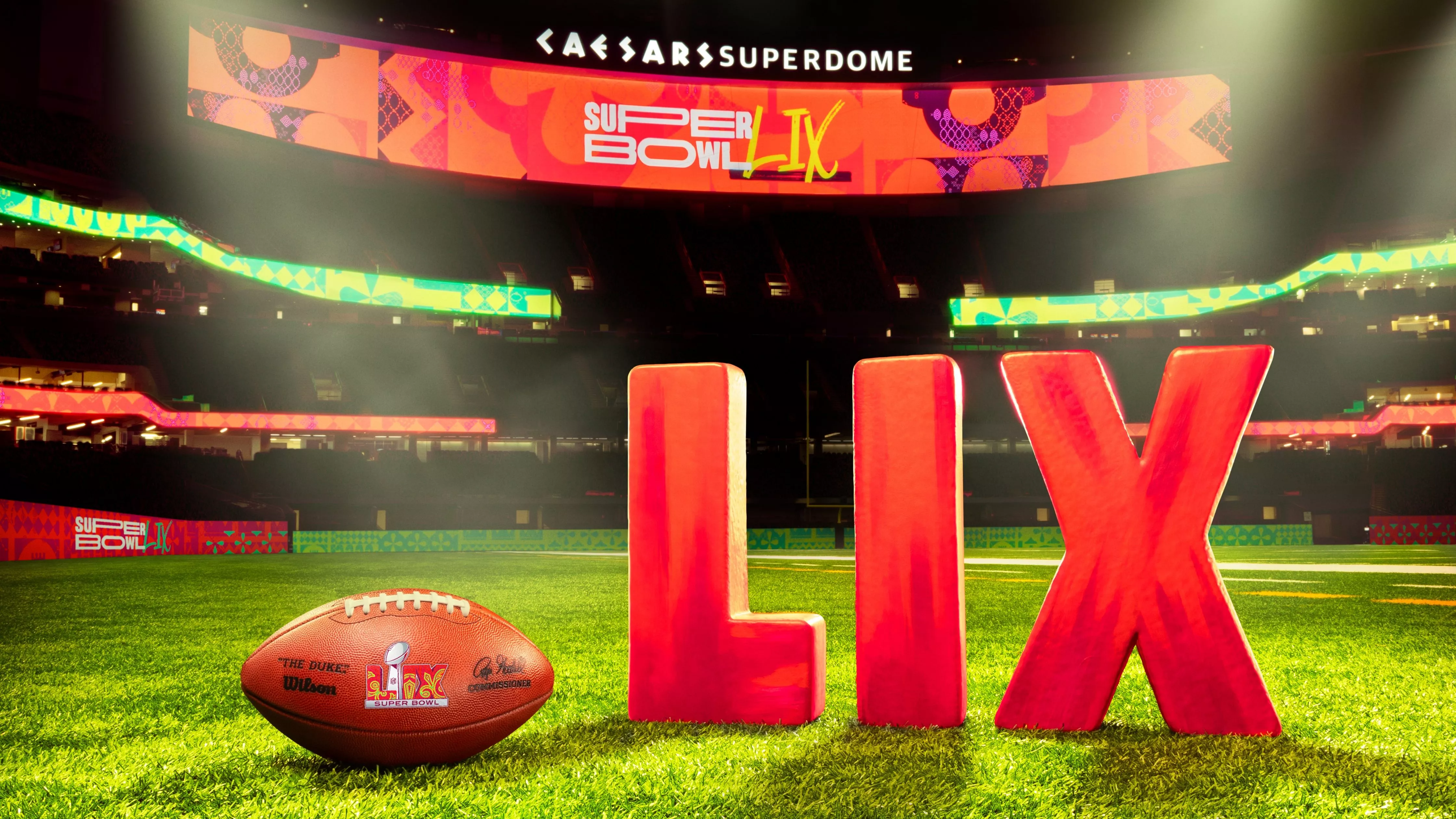 Super Bowl LIX Wallpaper 4K, Caesars