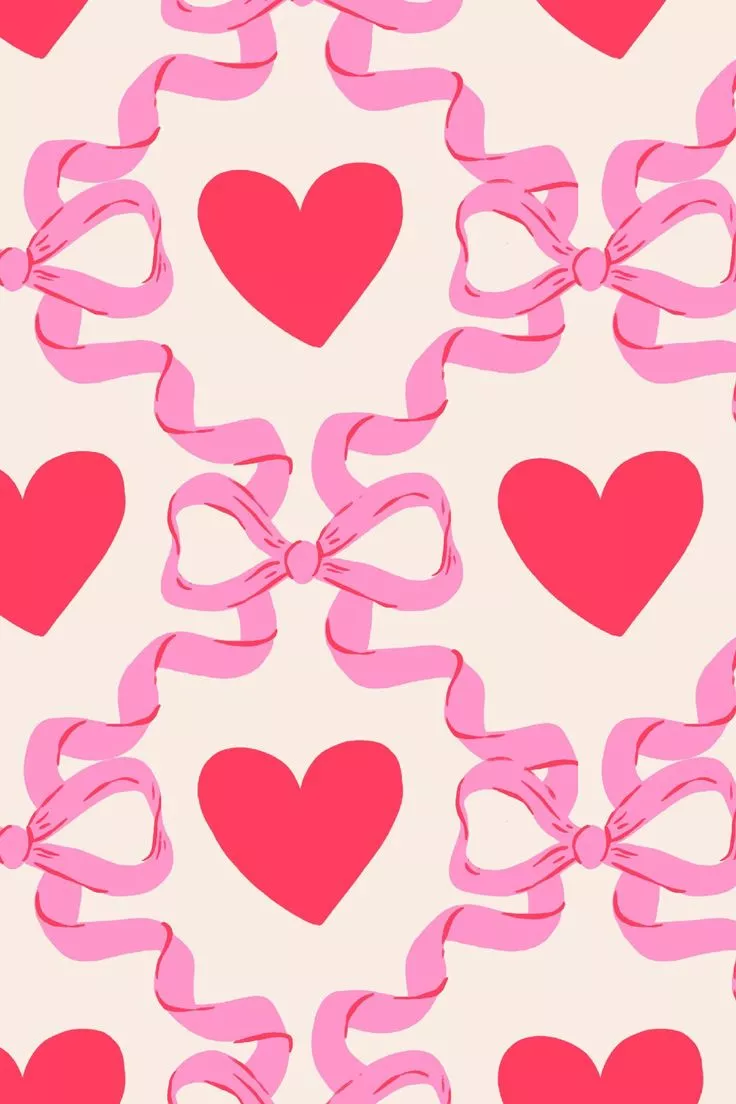 trellis bows with hearts Valentines Day
