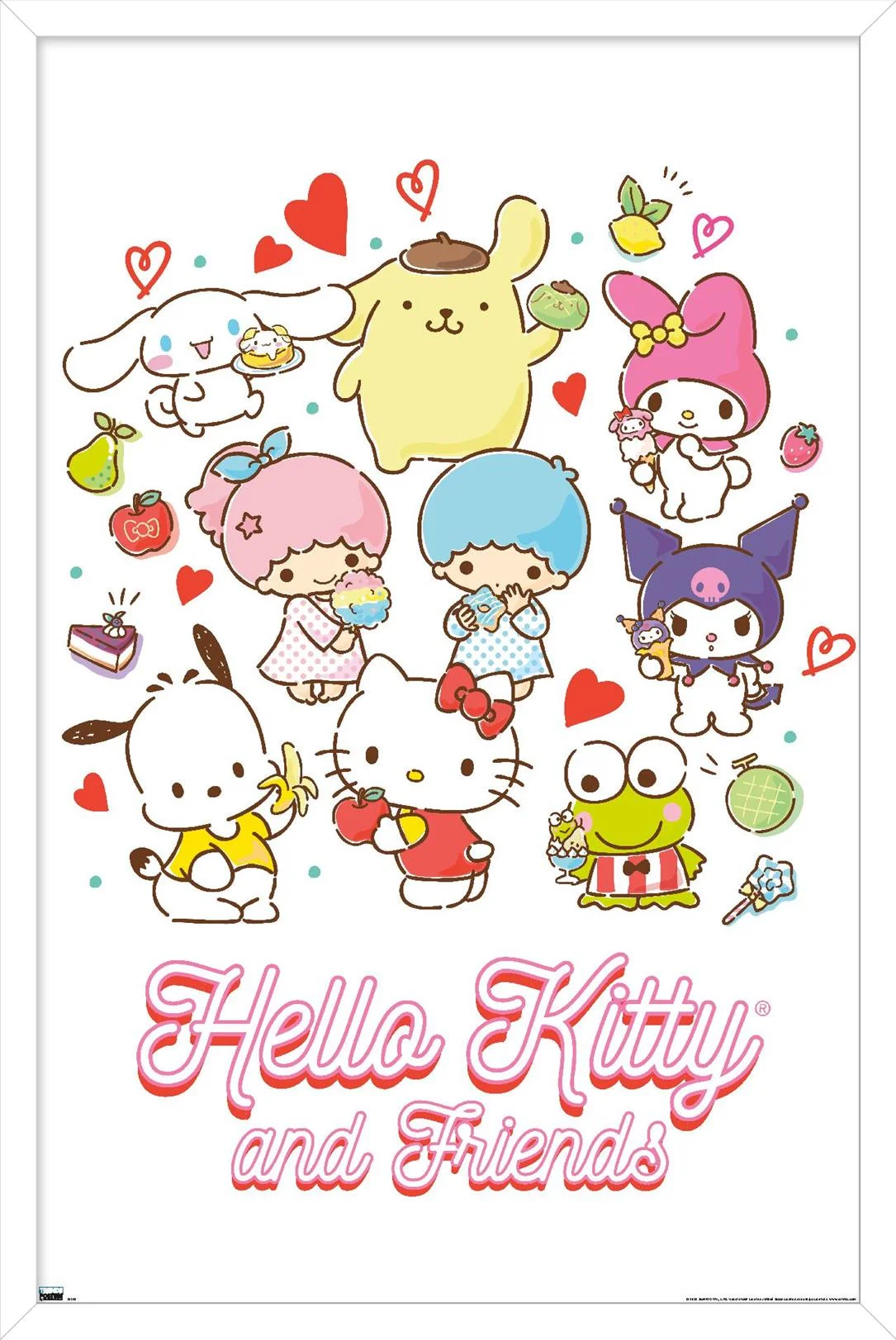Kawaii Favorite Flavors Wall Poster