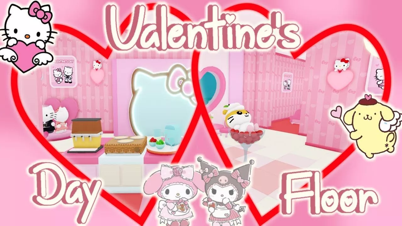 Roblox Hello Kitty Cafe Valentine Floor