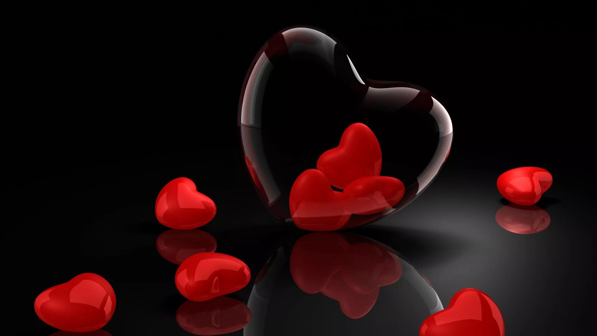 Valentines Day 3D Background