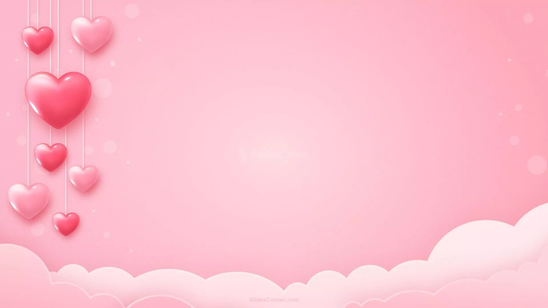 Valentines Day Background with Pink