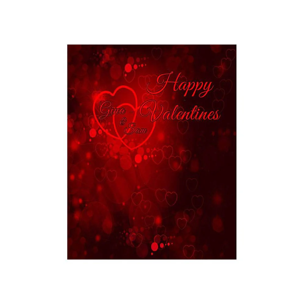 Red Hearts Photography Background