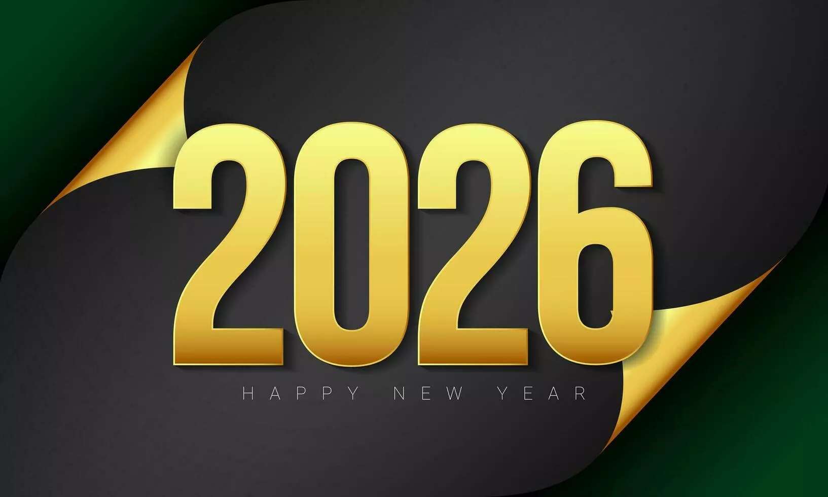 2026 Happy New Year Background Design