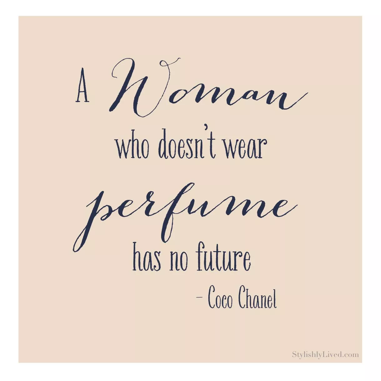 Coco Chanel Perfume Quote