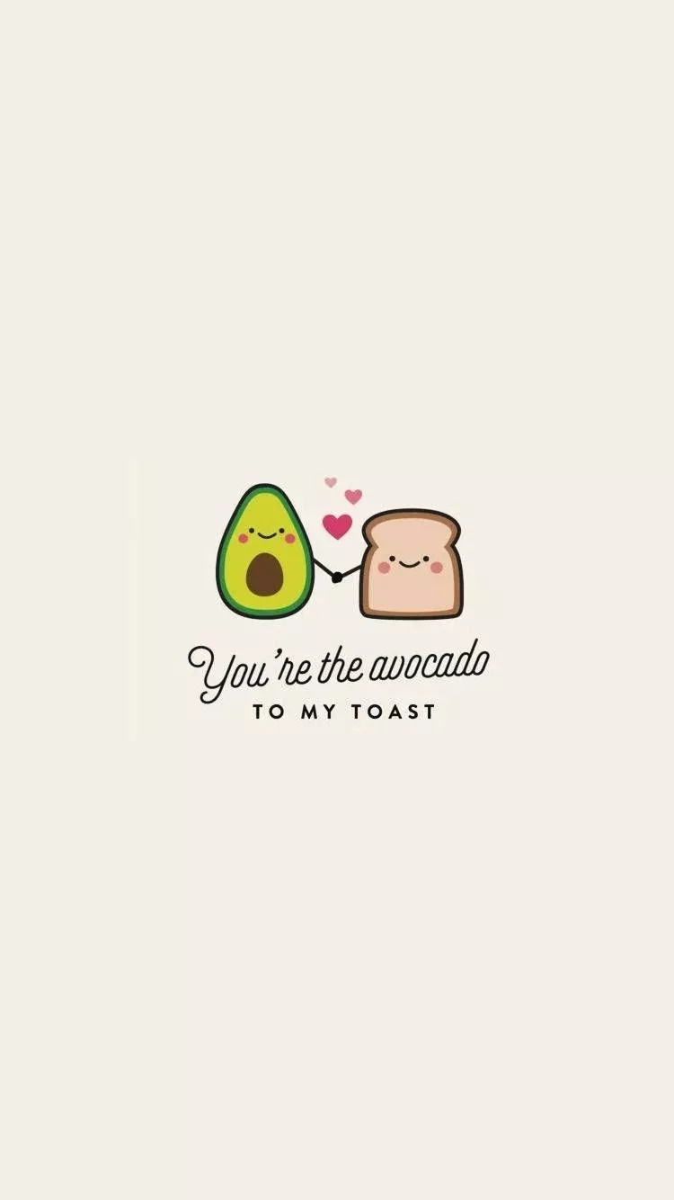 Cute Avocado Wallpaper
