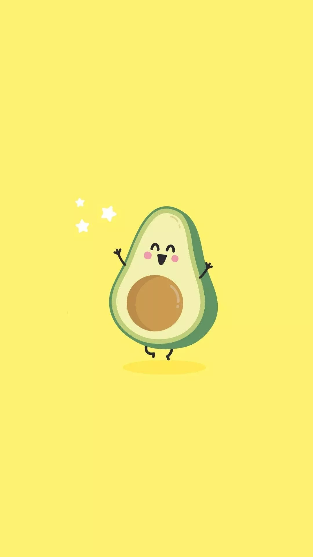 Download free Happy Avocado Cartoon