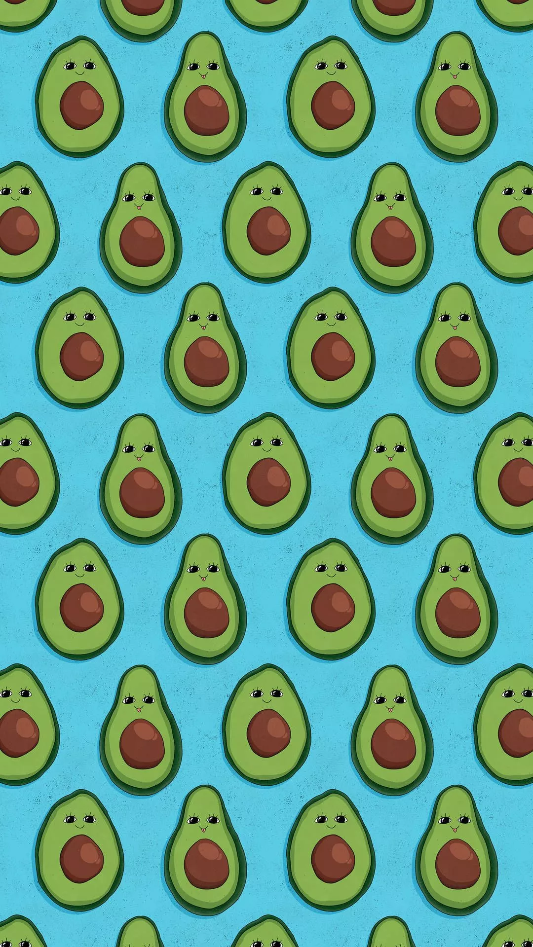 Cute Avocado Cute Eyes Wallpaper