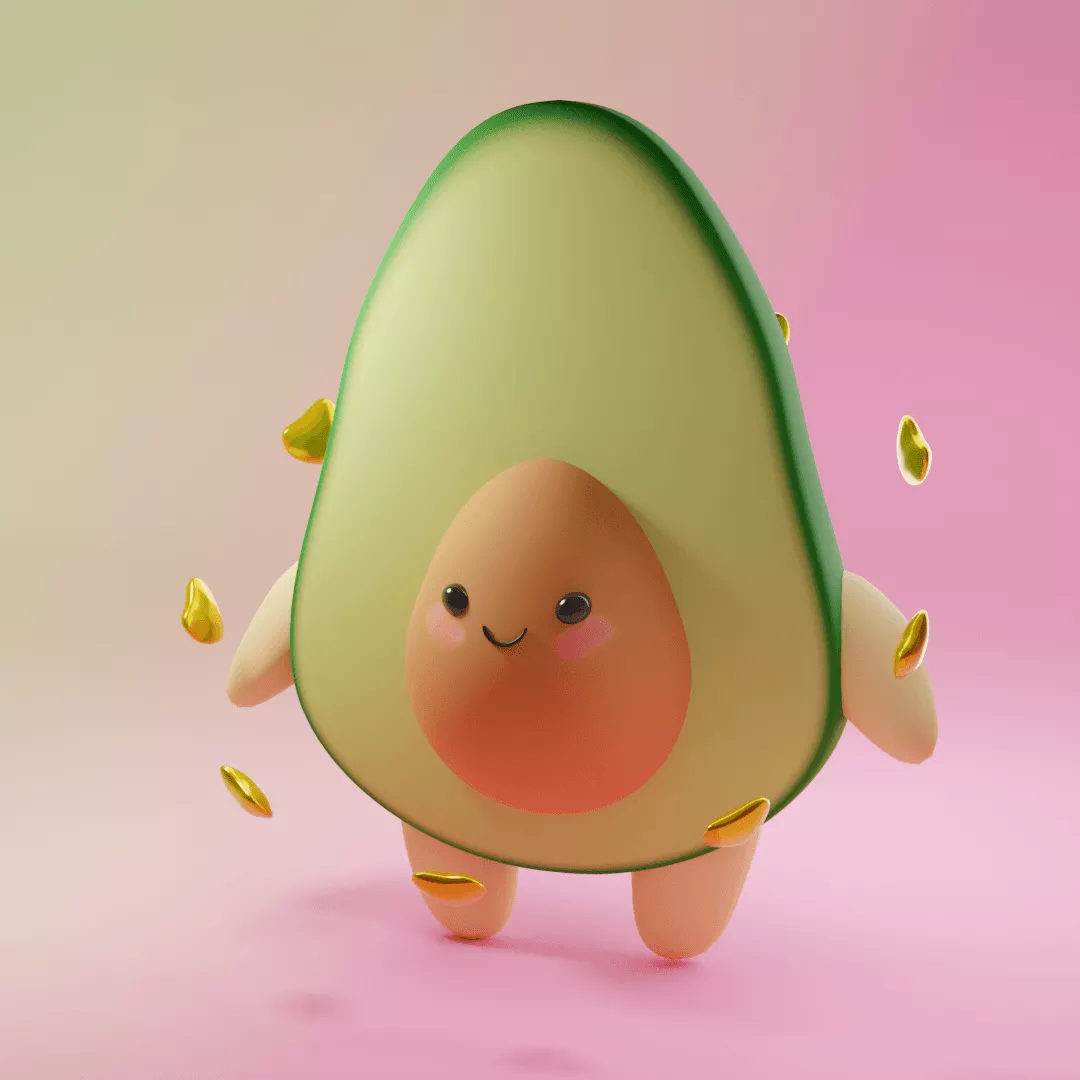 Cute Avocado