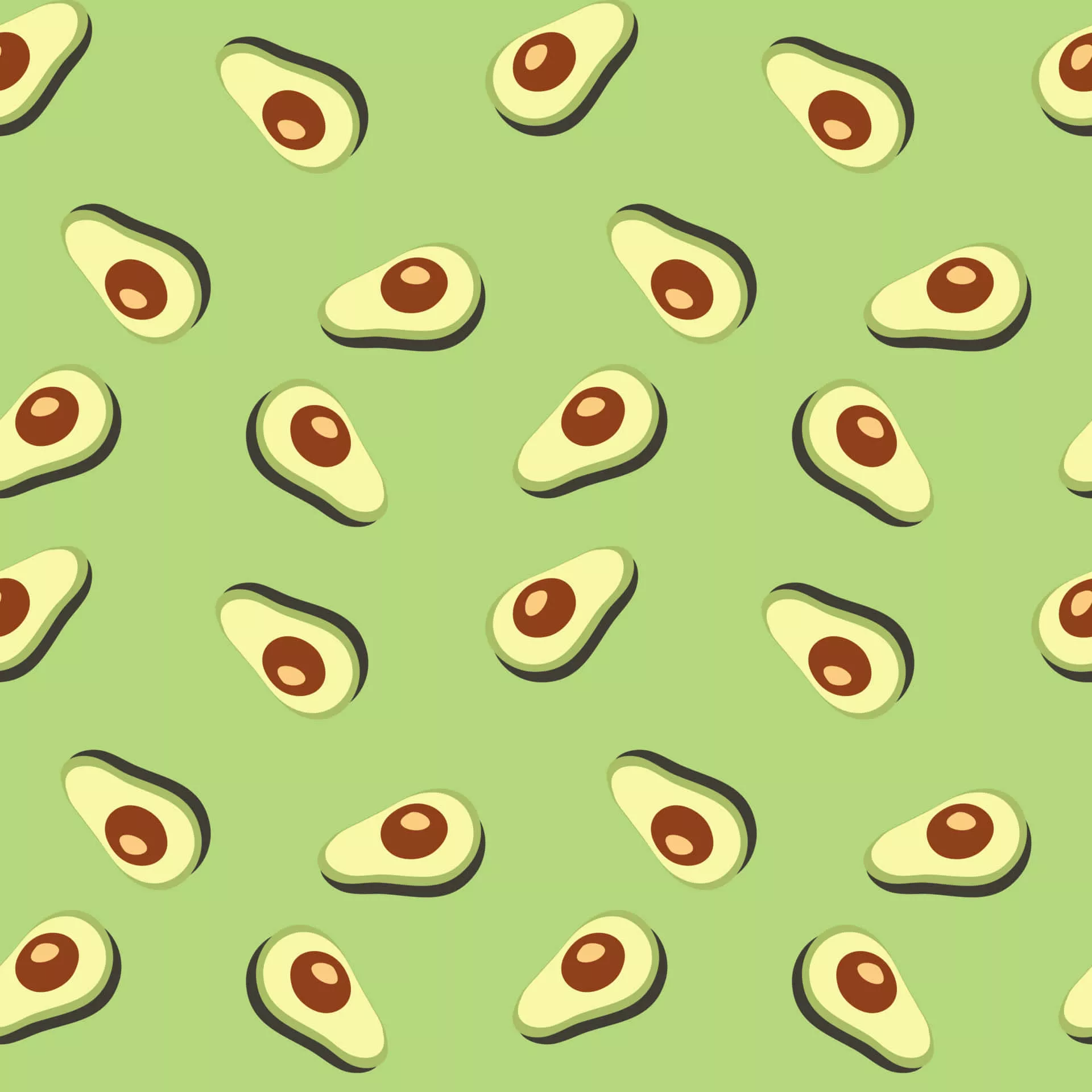 Cute Avocado Background