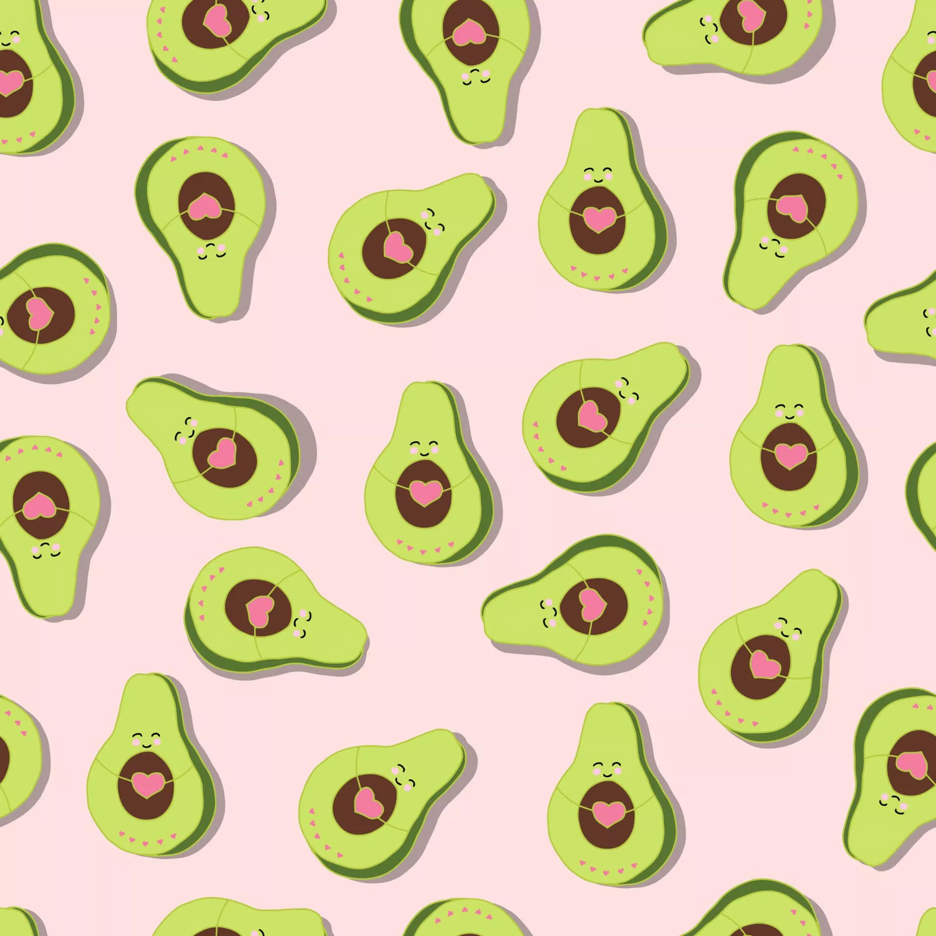 Cute Avocado Background
